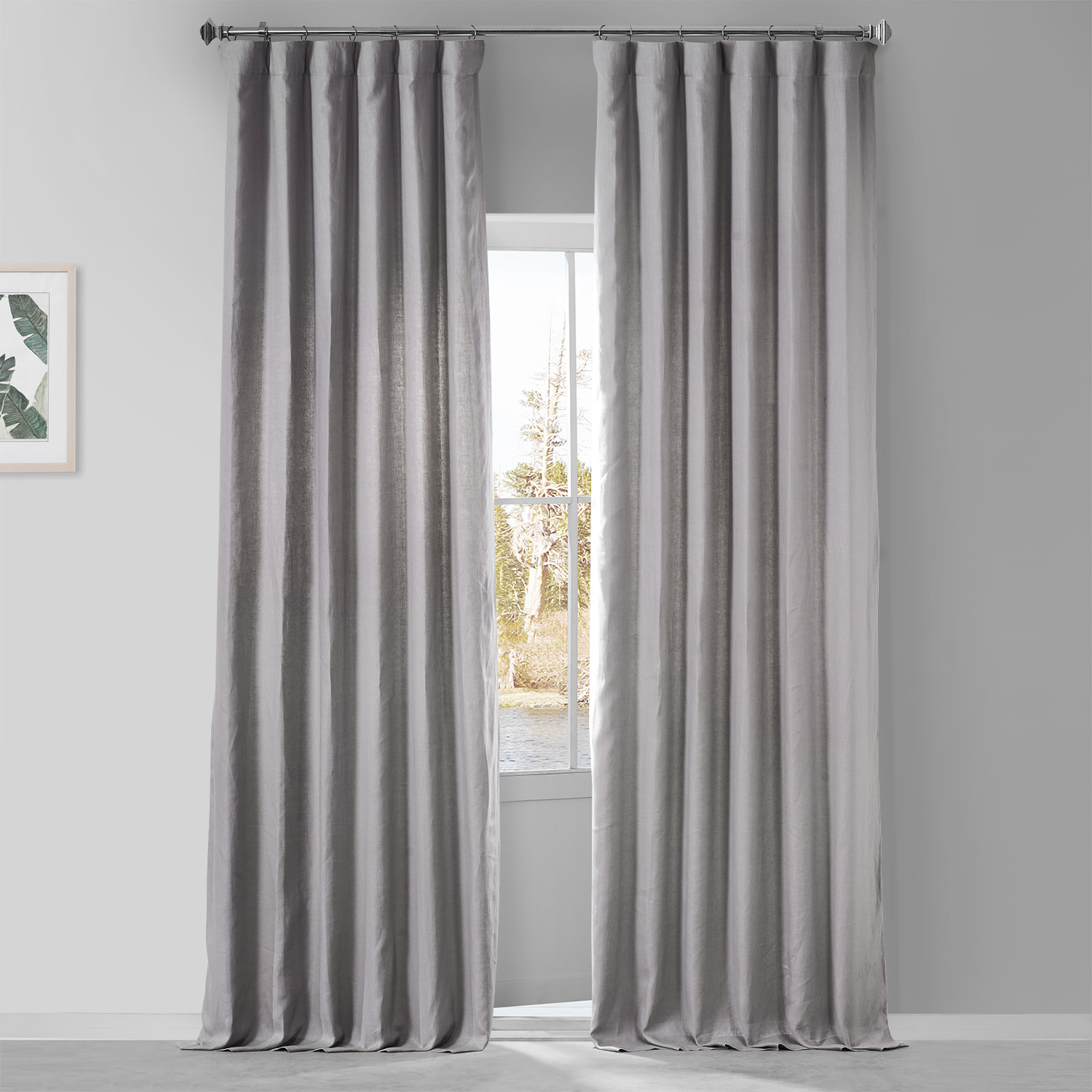 Earl Grey French Linen Curtain