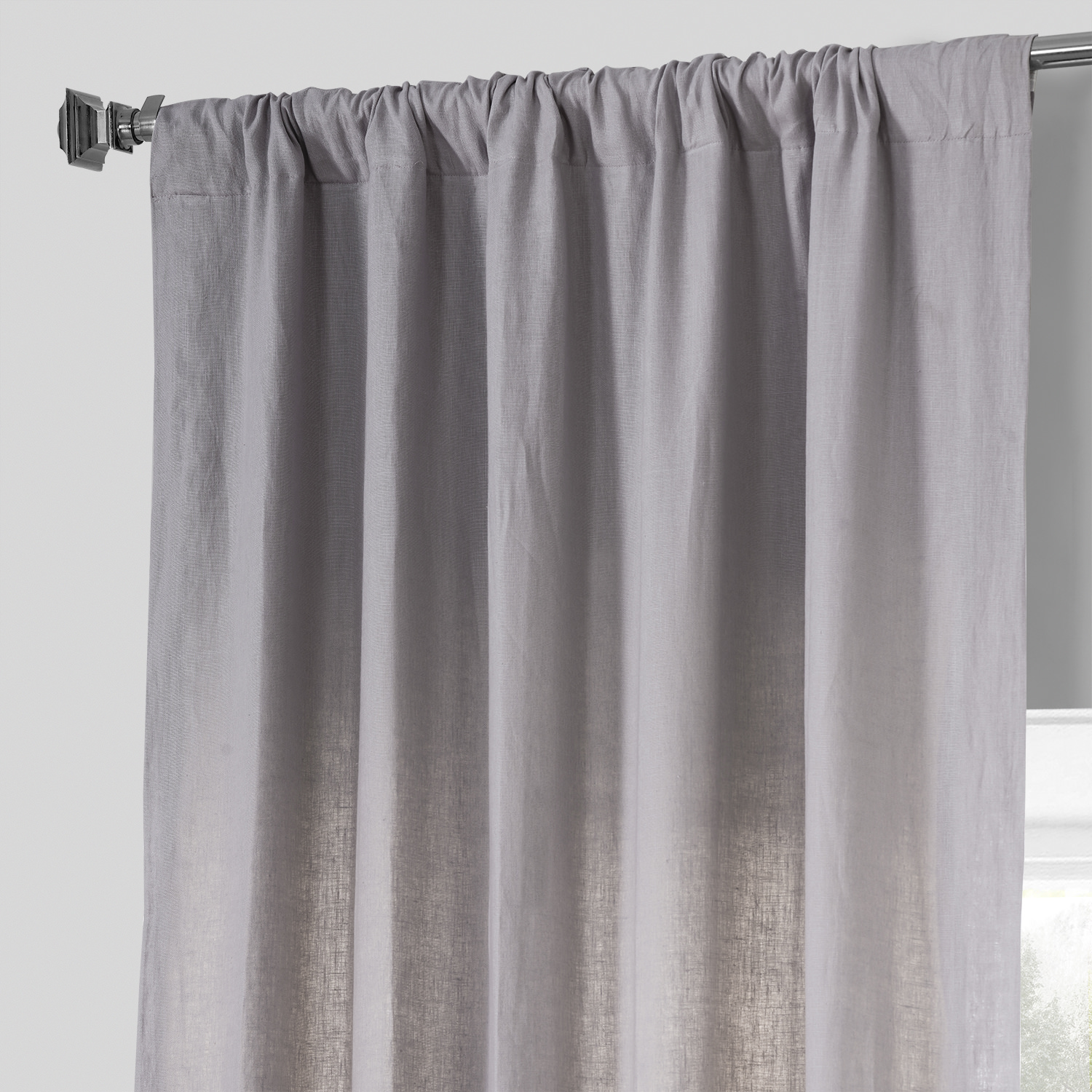 Earl Grey French Linen Curtain