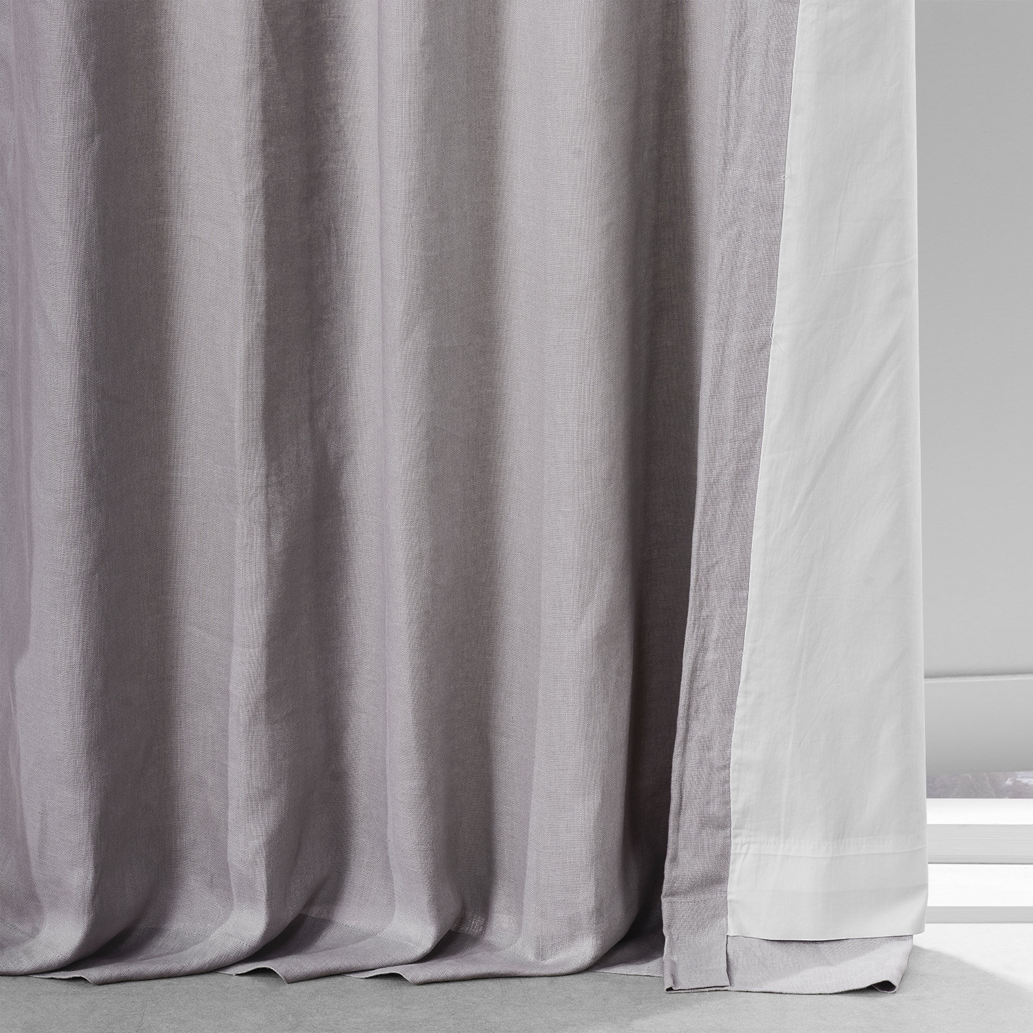 Earl Grey French Linen Curtain