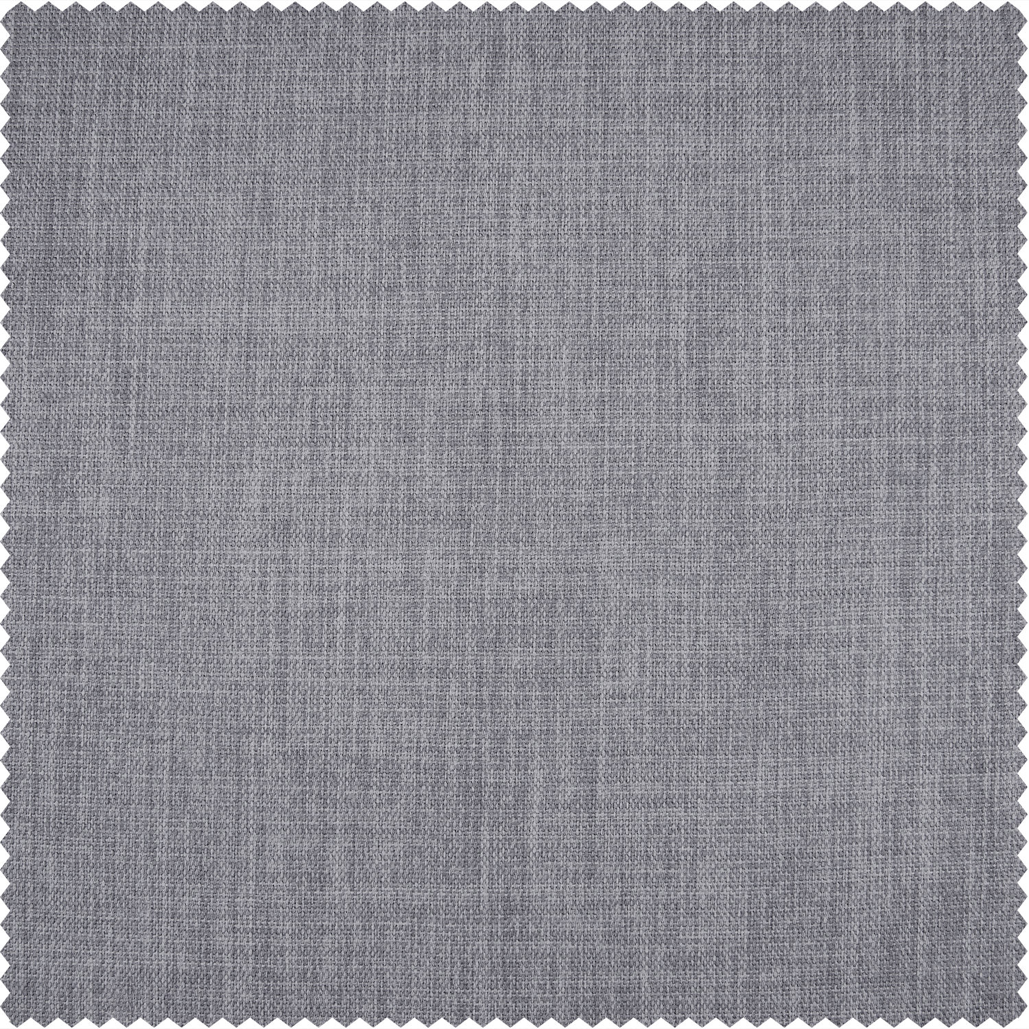 Chicago Grey Monochromatic Faux Linen Room Darkening Swatch