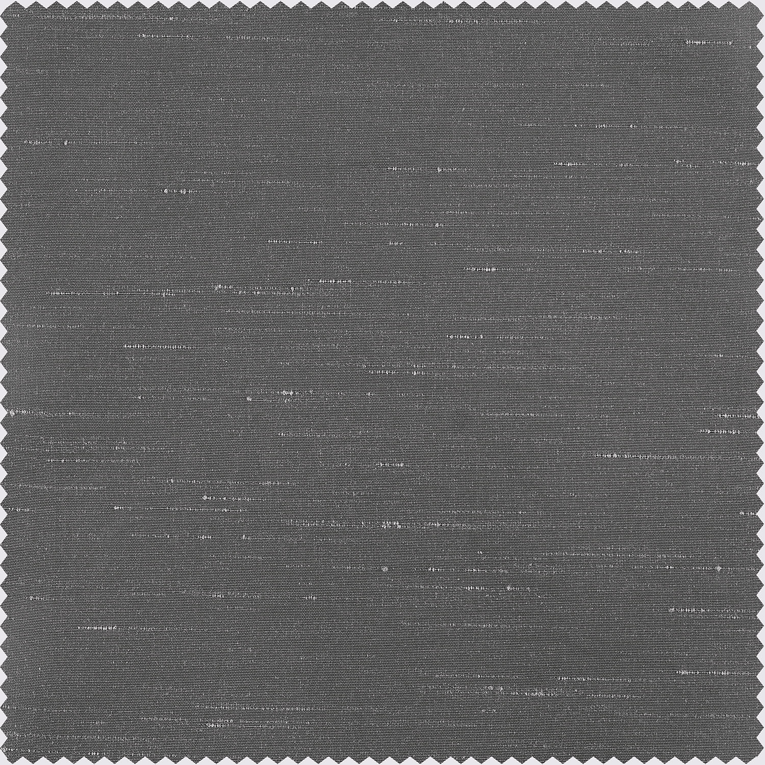 Storm Grey Faux Textured Dupioni Silk Swatch