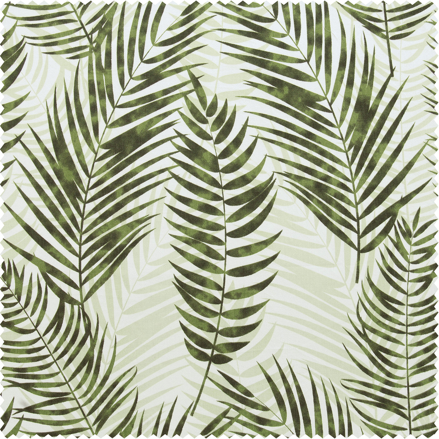 Kupala Eternal Green Printed Cotton Curtain