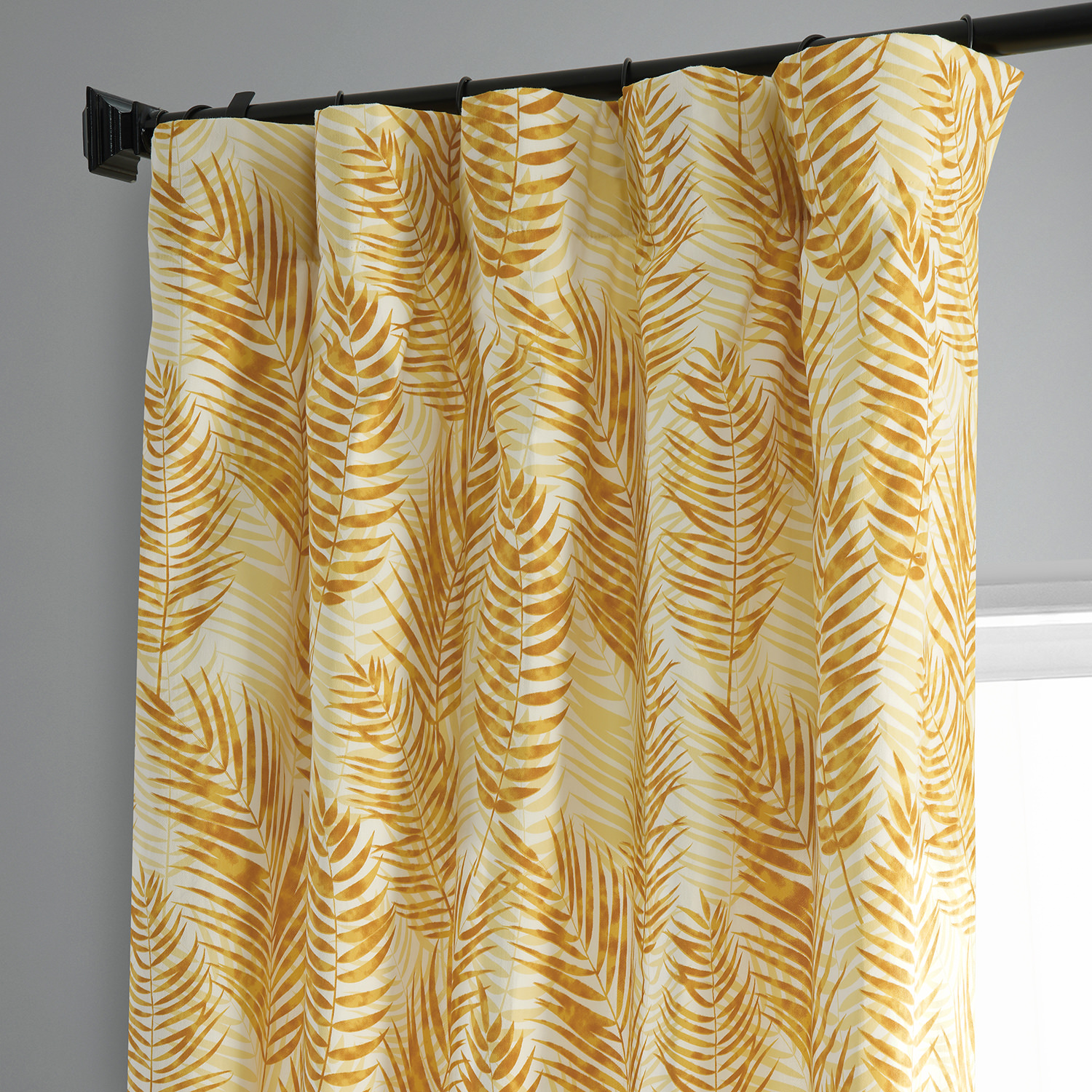 Kupala Eternal Gold Printed Cotton Curtain