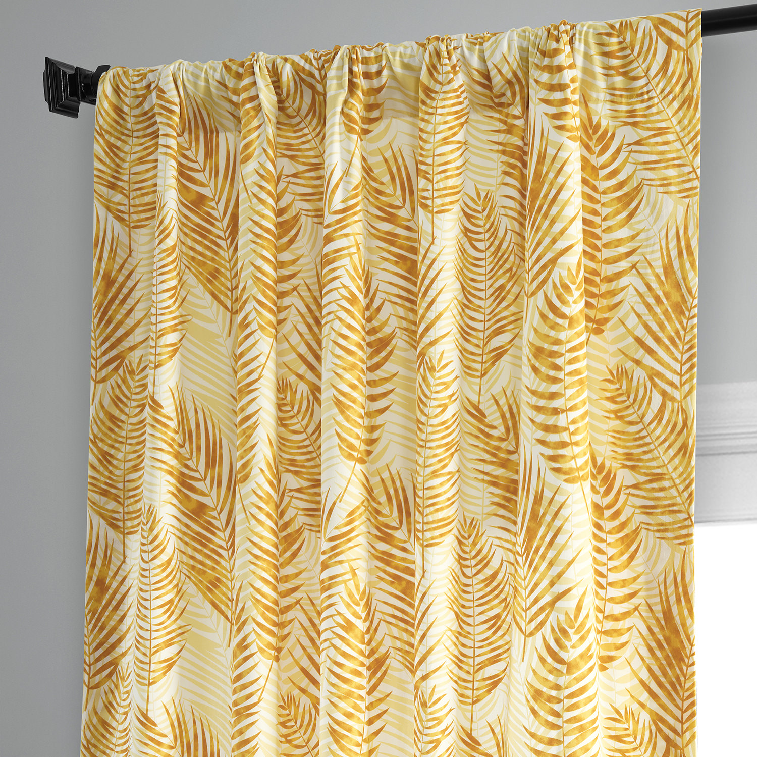 Kupala Eternal Gold Printed Cotton Curtain