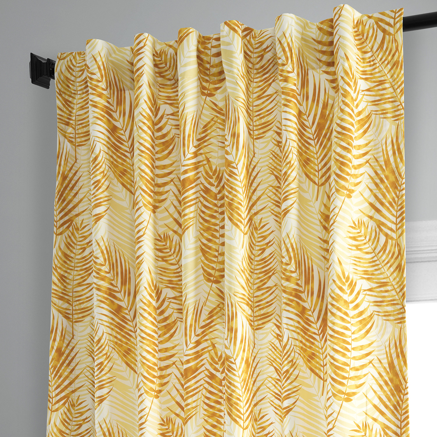 Kupala Eternal Gold Printed Cotton Curtain