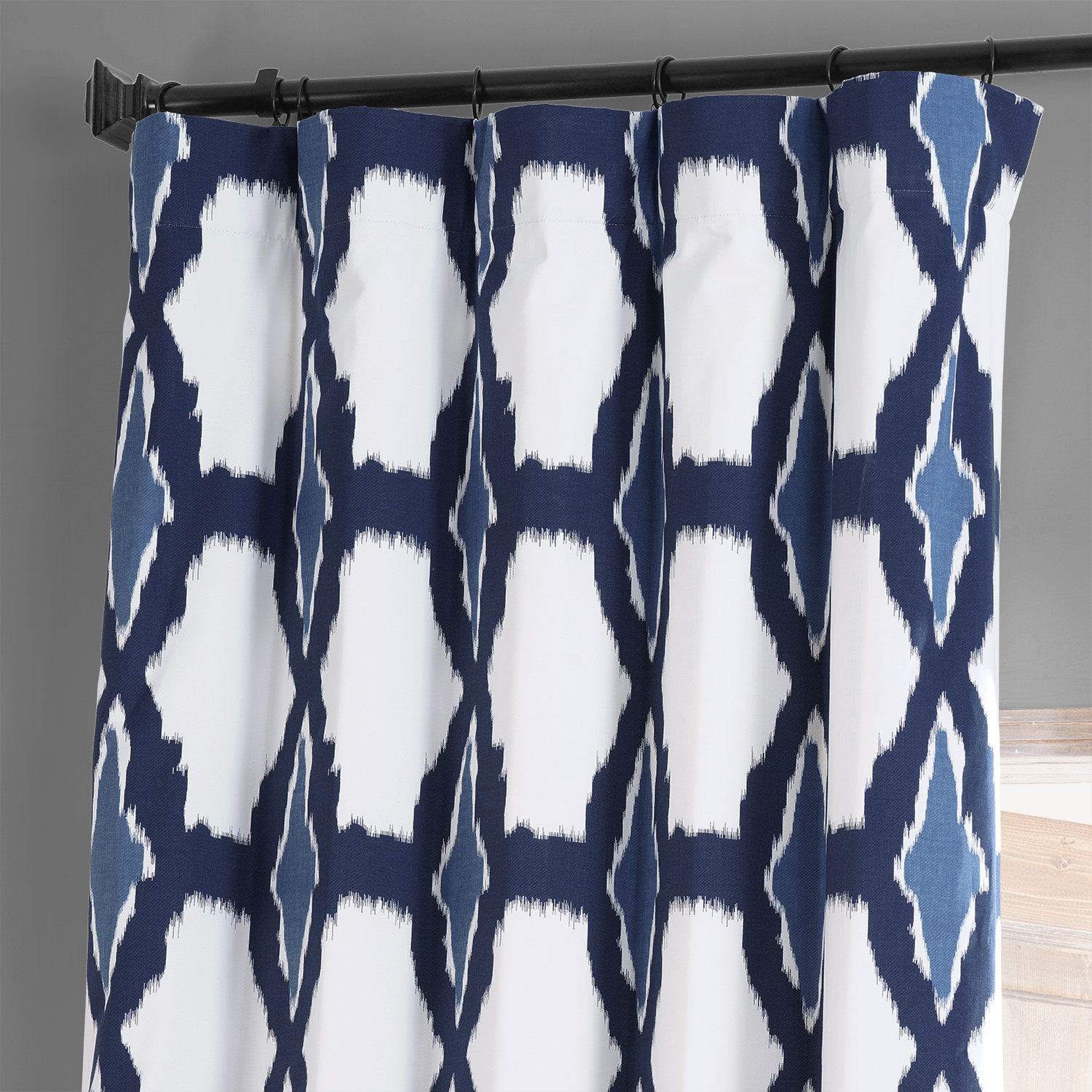 Sorong Royal Printed Cotton Hotel Blackout Curtain