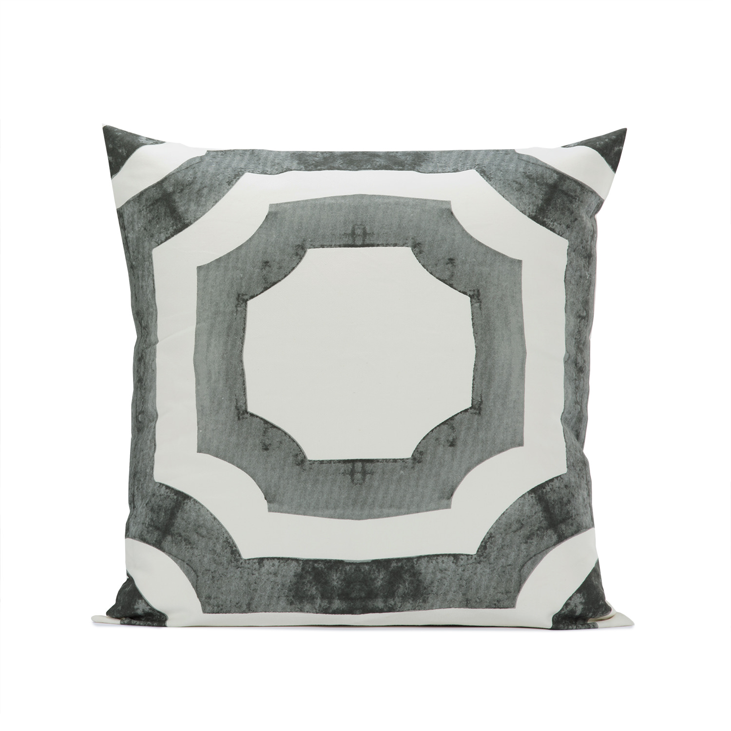 Mecca Steel Printed Cotton Cushion Covers - PAIR