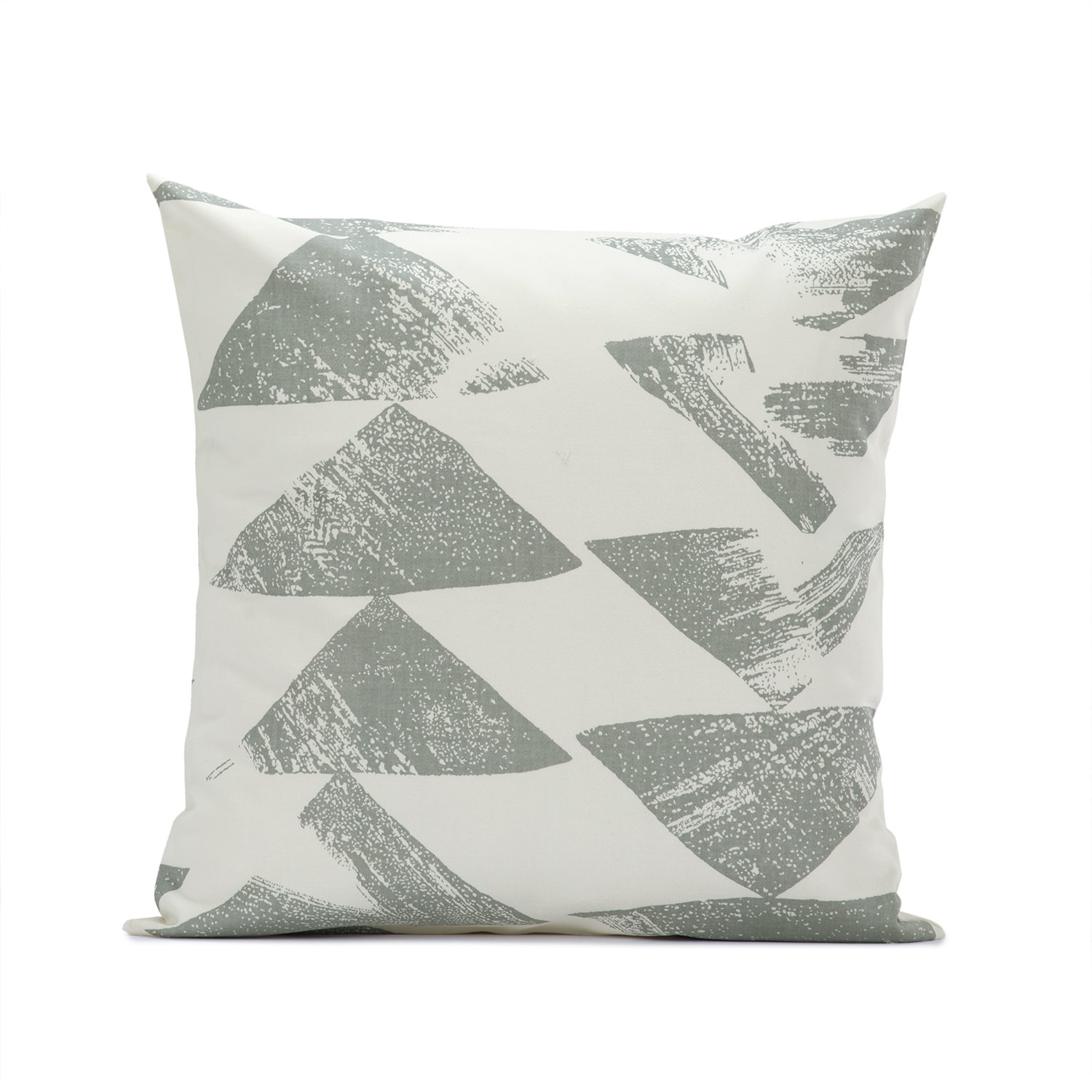 Triad Smoke Printed Cotton Cushion Covers - PAIR