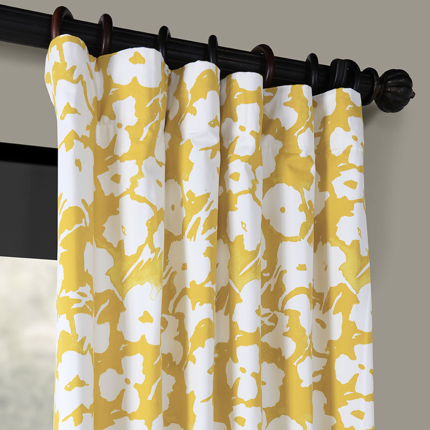 Van Gogh Marigold Printed Cotton Twill Curtain