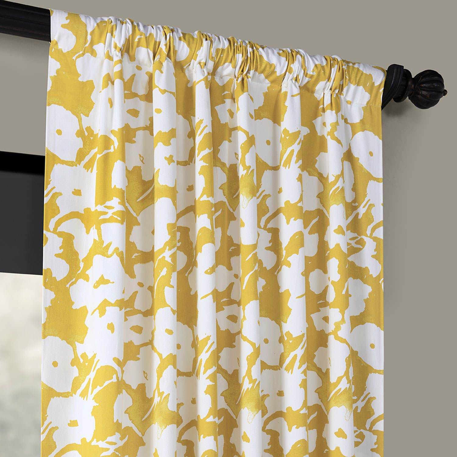 Van Gogh Marigold Printed Cotton Twill Curtain