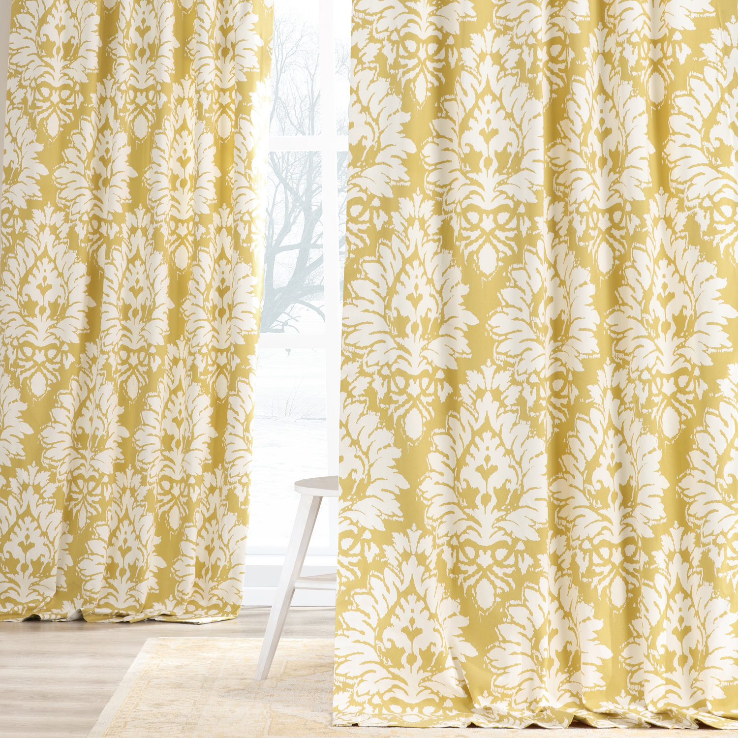 Lacuna Sun Printed Cotton Twill Curtain