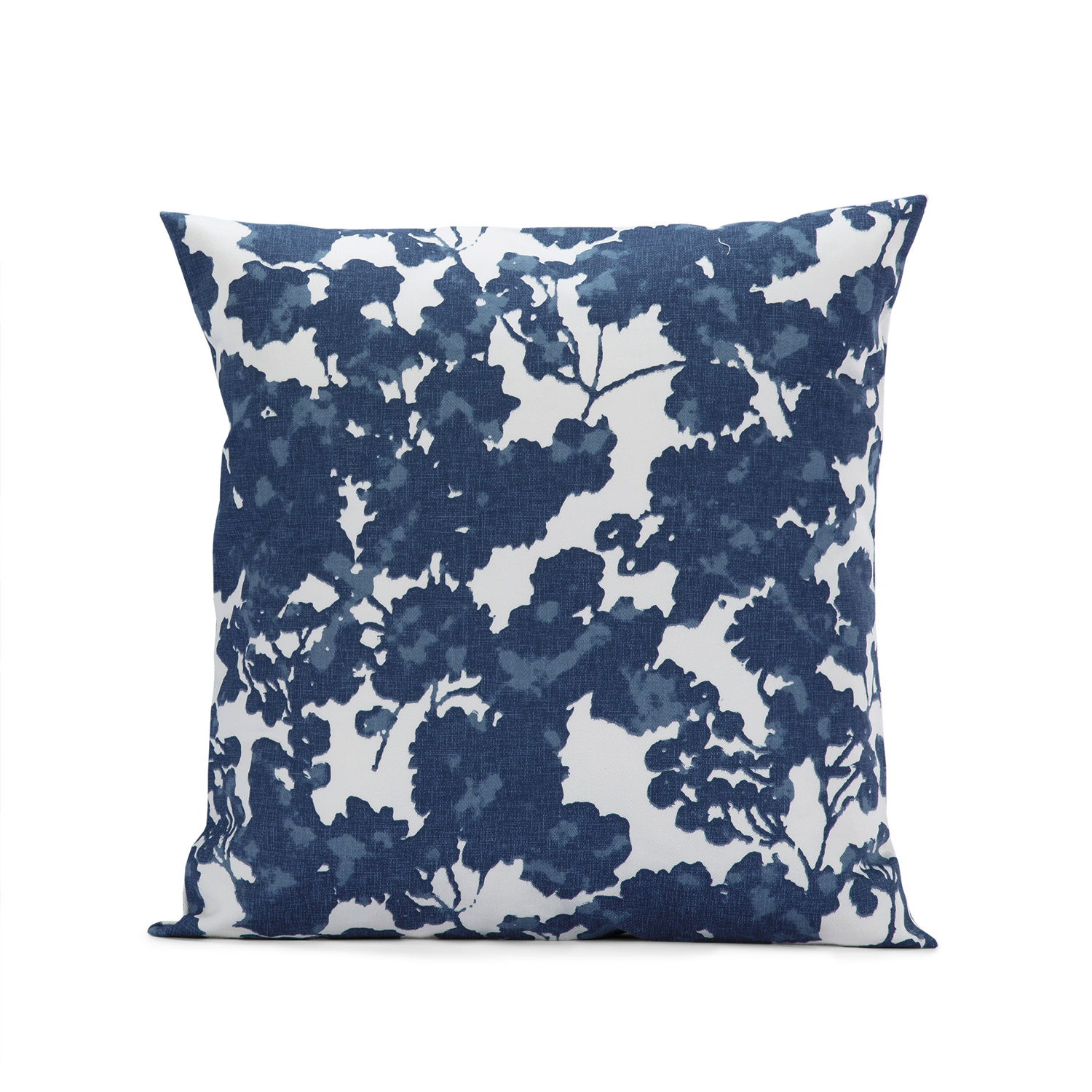 Fleur Blue Printed Cotton Cushion Covers - PAIR