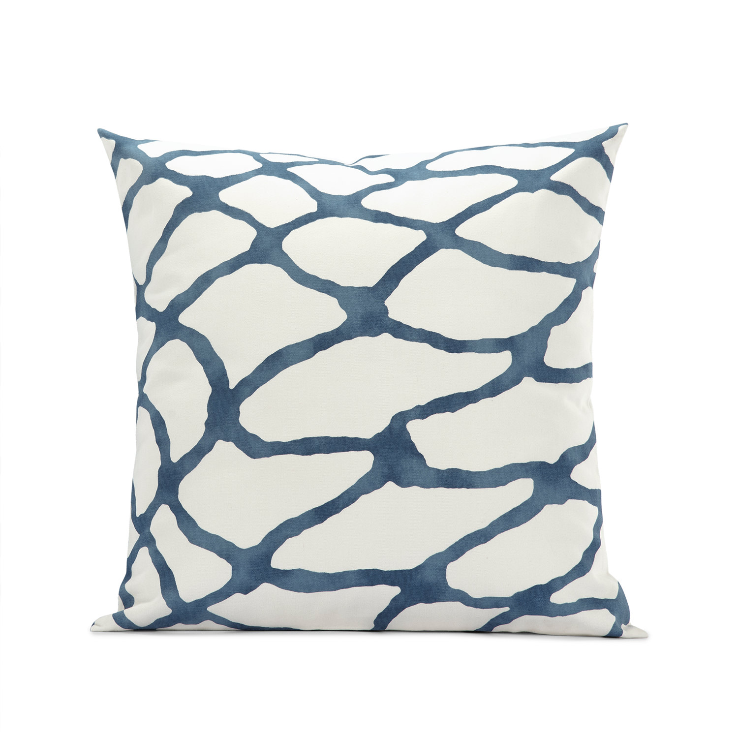 Ellis Blue Printed Cotton Cushion Covers - PAIR