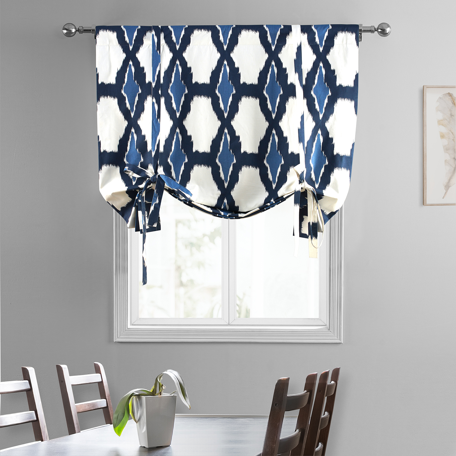 Sorong Royal Printed Cotton Tie-Up Window Shade