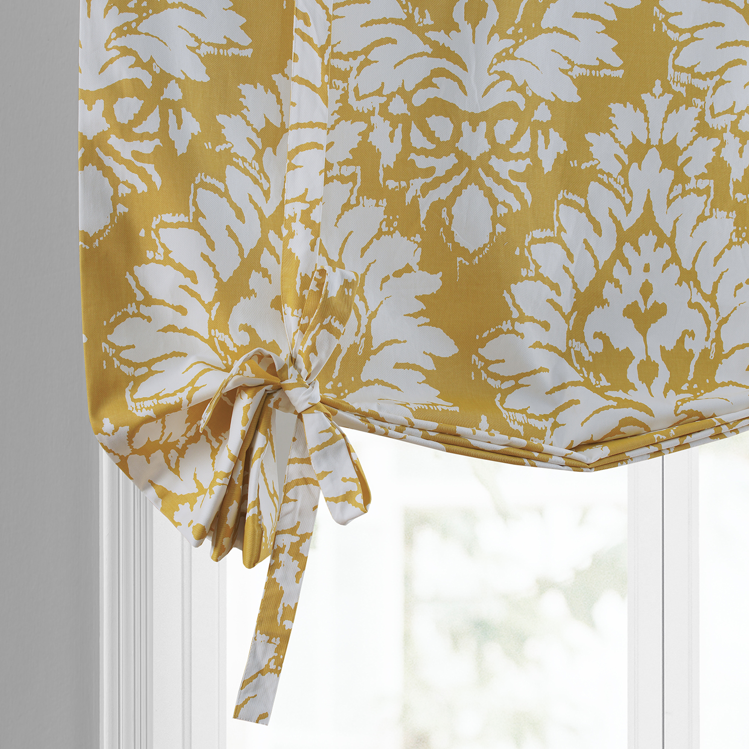 Lacuna Sun Printed Cotton Tie-Up Window Shade