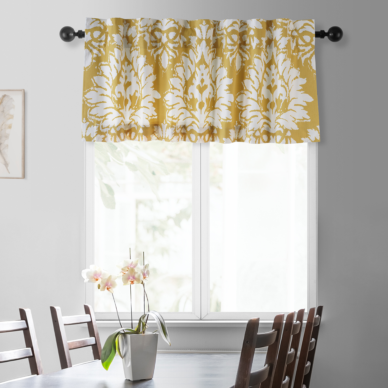 Lacuna Sun Printed Cotton Window Valance