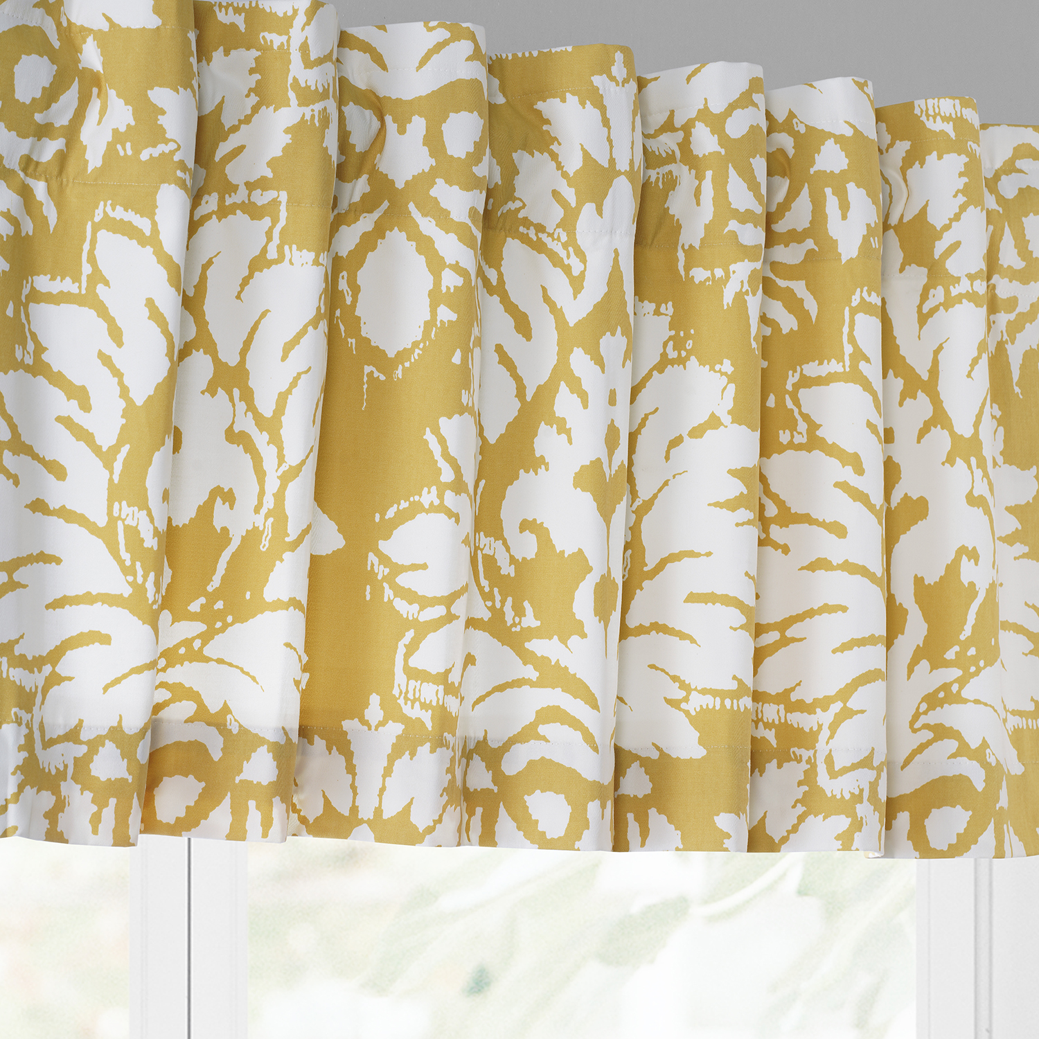 Lacuna Sun Printed Cotton Window Valance