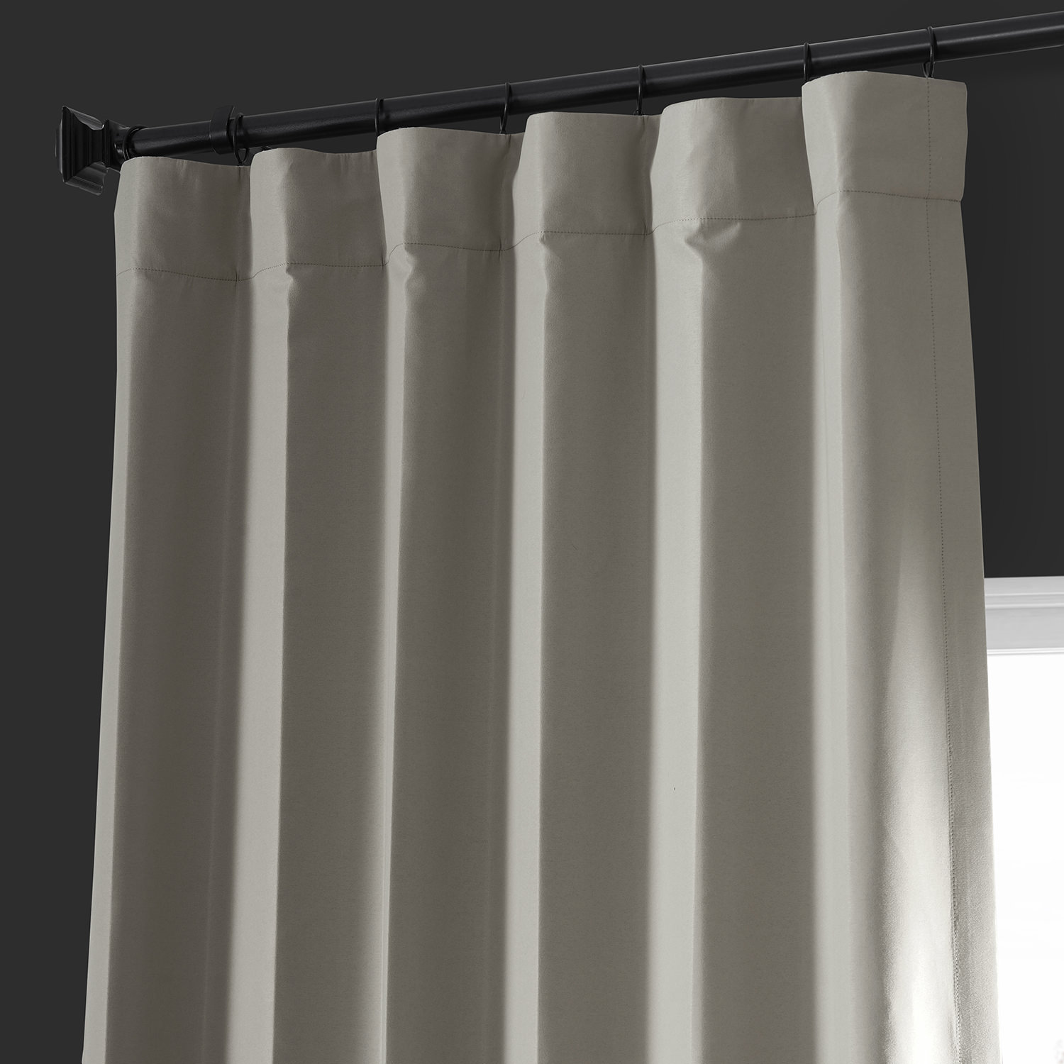 Mason Beige Placid Thermal Hotel Blackout Curtain Pair (2 Panels)