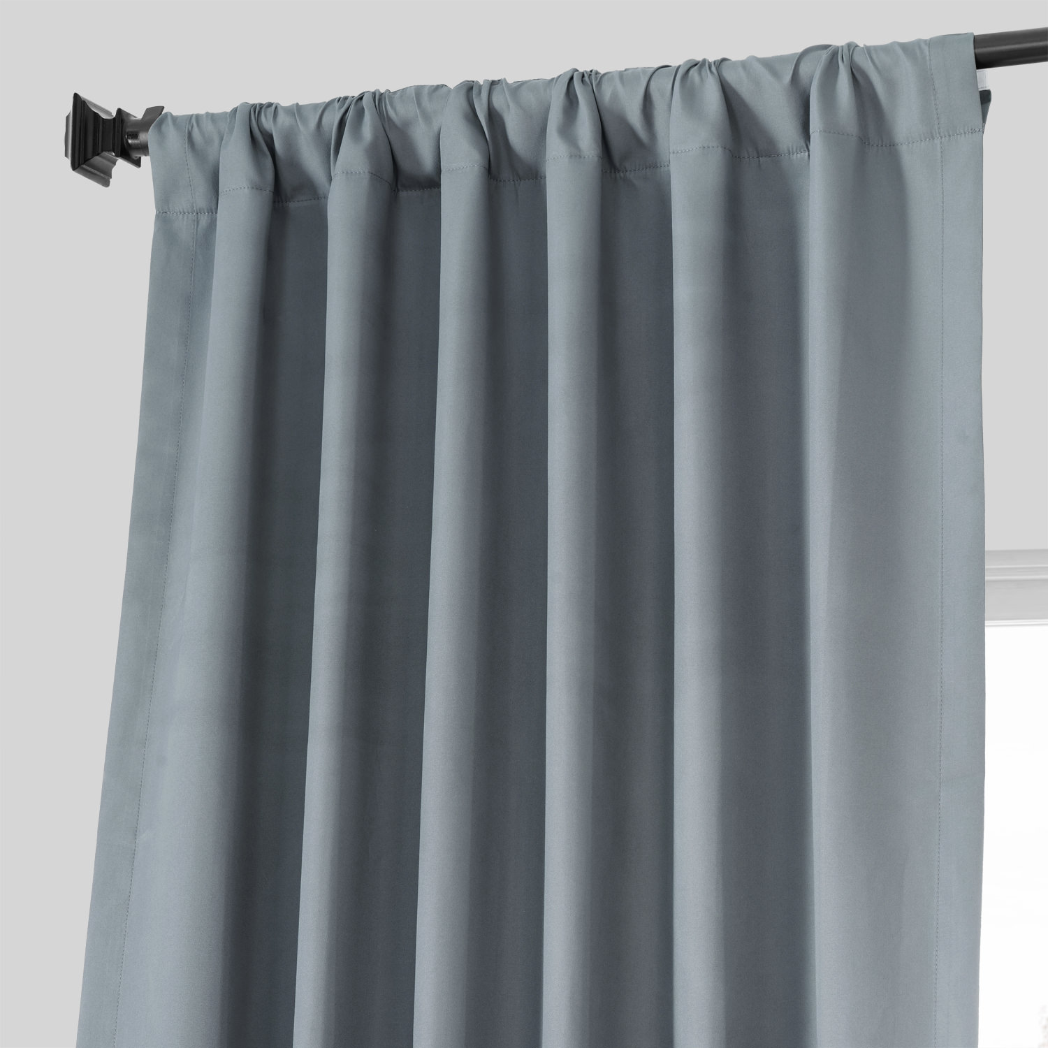 Spruce Blue Placid Thermal Hotel Blackout Curtain Pair (2 Panels)