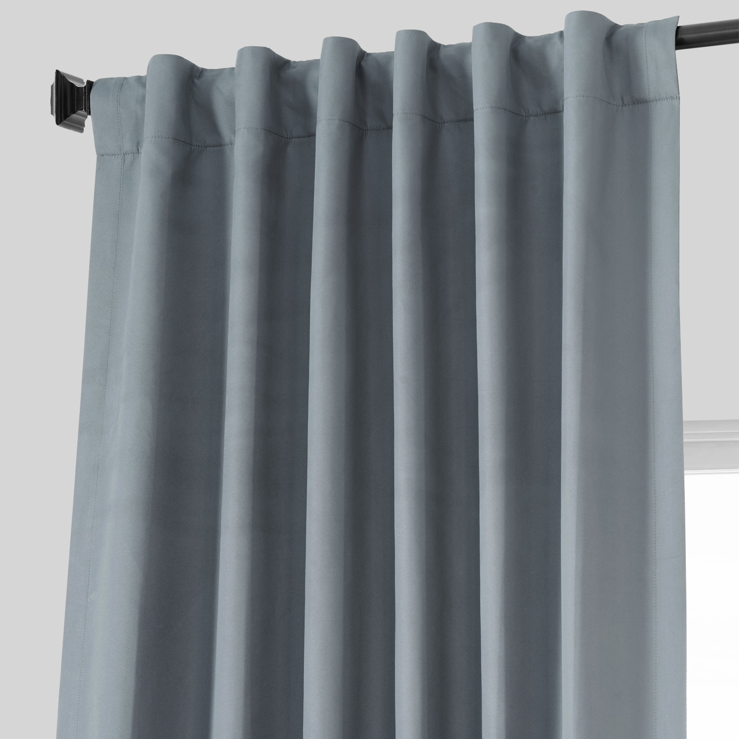 Spruce Blue Placid Thermal Hotel Blackout Curtain Pair (2 Panels)