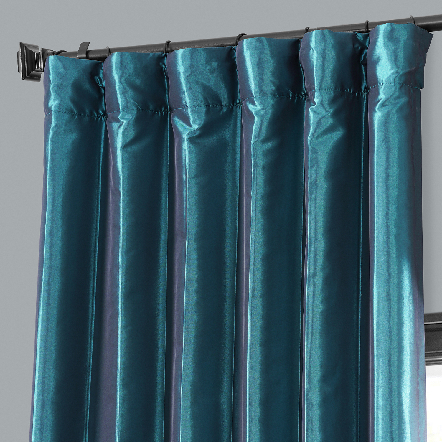 Meditteranean Blackout Faux Silk Taffeta Curtain