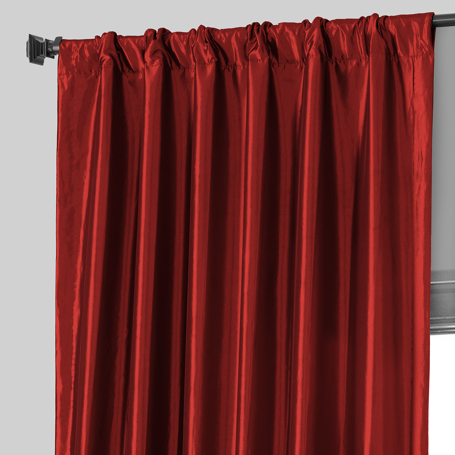 Syrah Blackout Faux Silk Taffeta Curtain