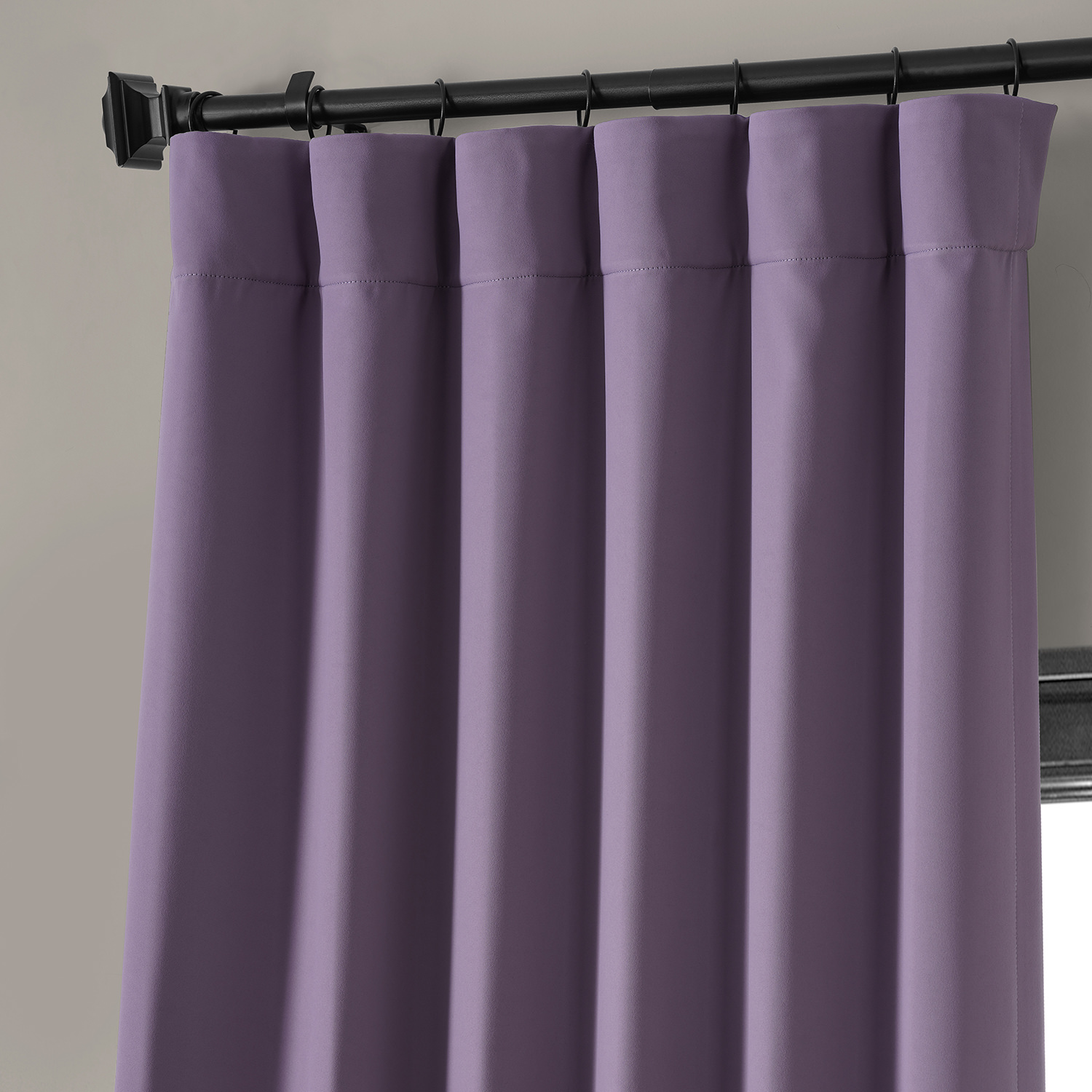 Boho Purple Performance Woven Blackout Curtain Pair (2 Panels)