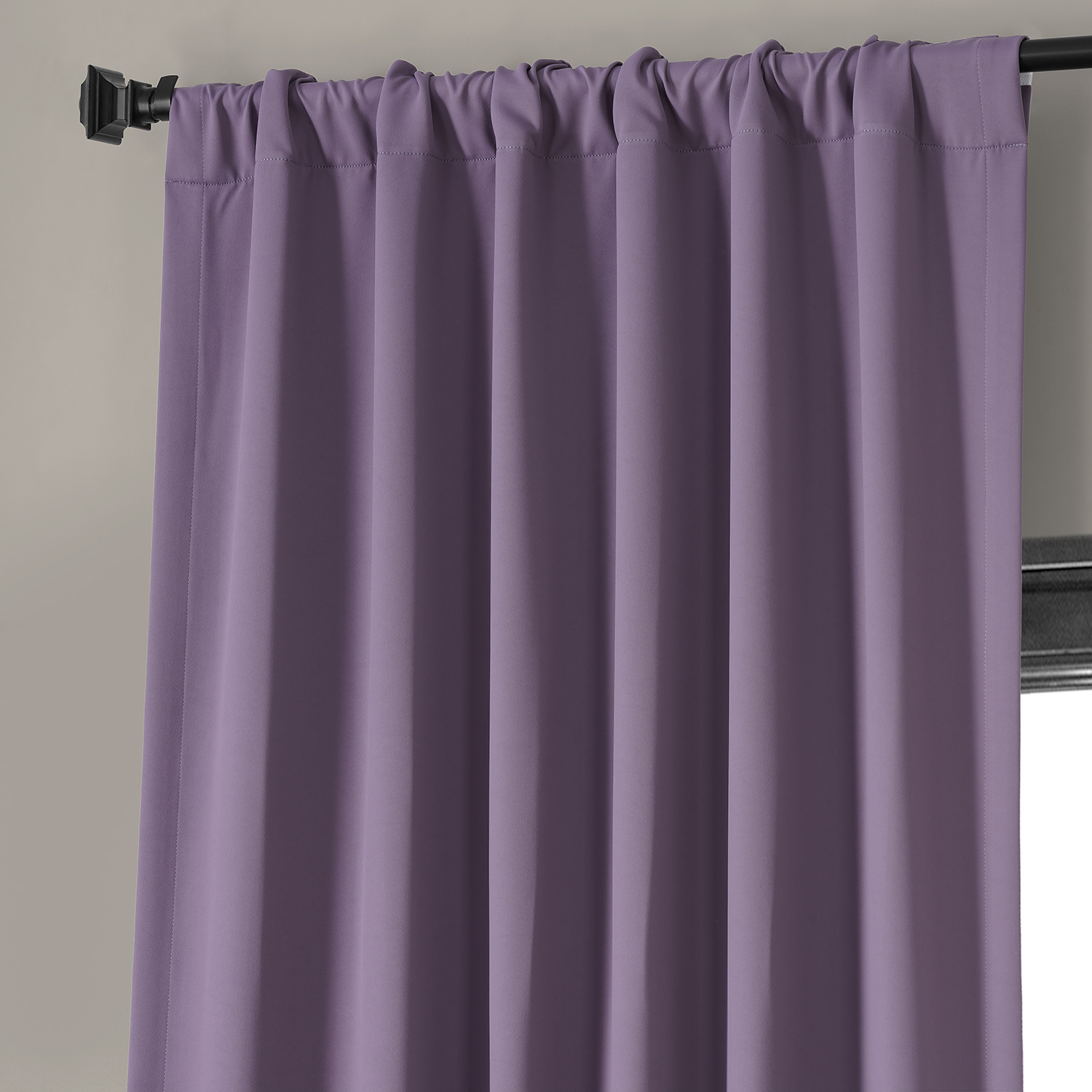 Boho Purple Performance Woven Blackout Curtain Pair (2 Panels)