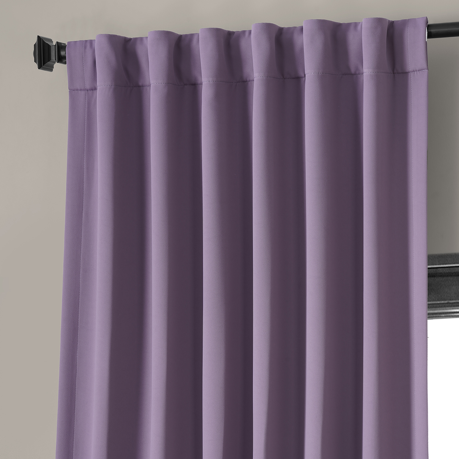 Boho Purple Performance Woven Blackout Curtain Pair (2 Panels)