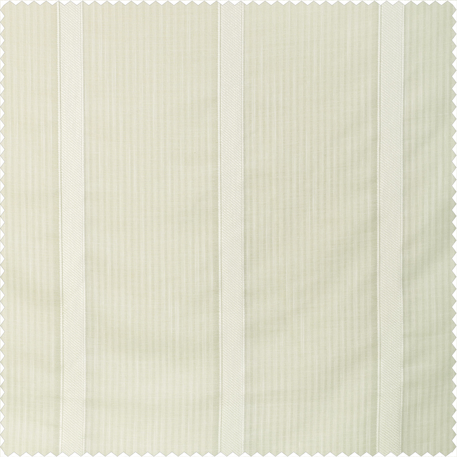 Antigua Off White Striped Linen Sheer Swatch