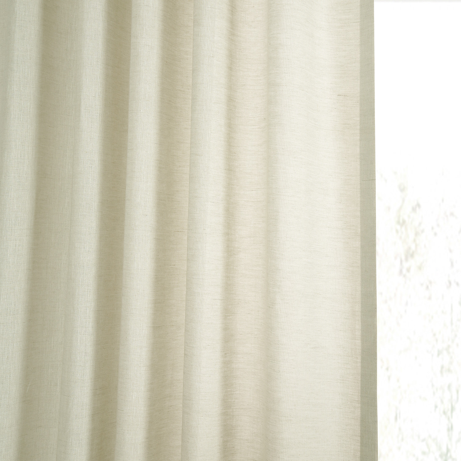 Signature Birch French Linen Sheer Curtain