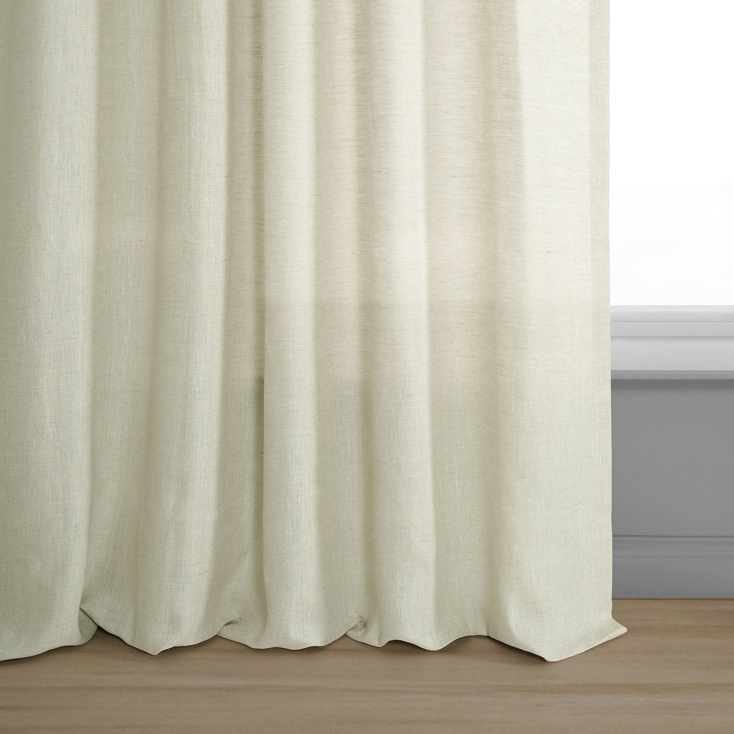 Signature Birch French Linen Sheer Curtain