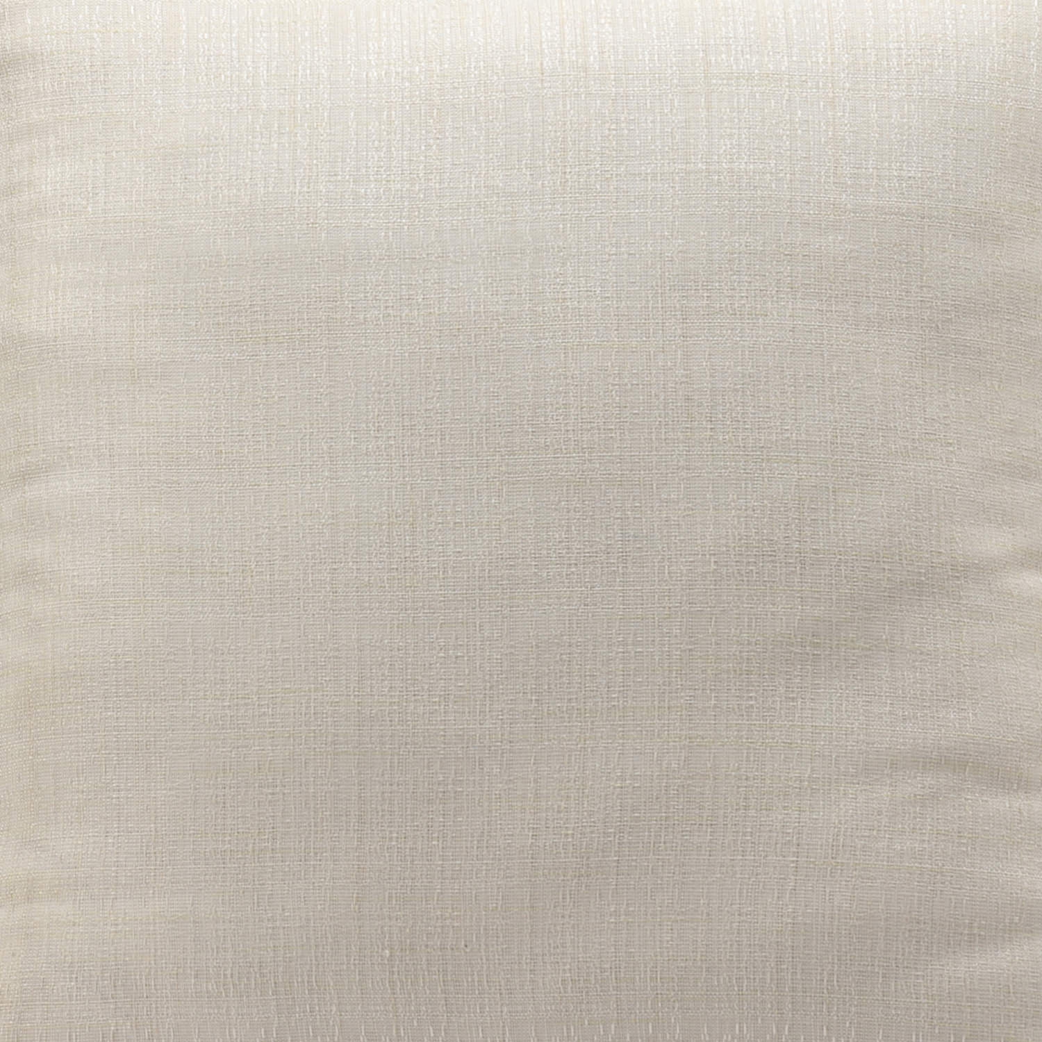 French Ivory Yarn Dyed Designer Faux Raw Textured Silk Cushion Cover - Pair