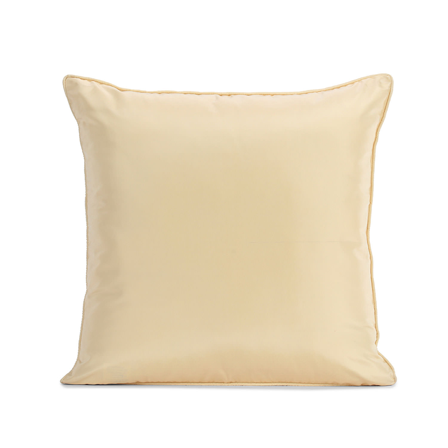 Creme Parfait Silk Taffeta Cushion Covers - Pair