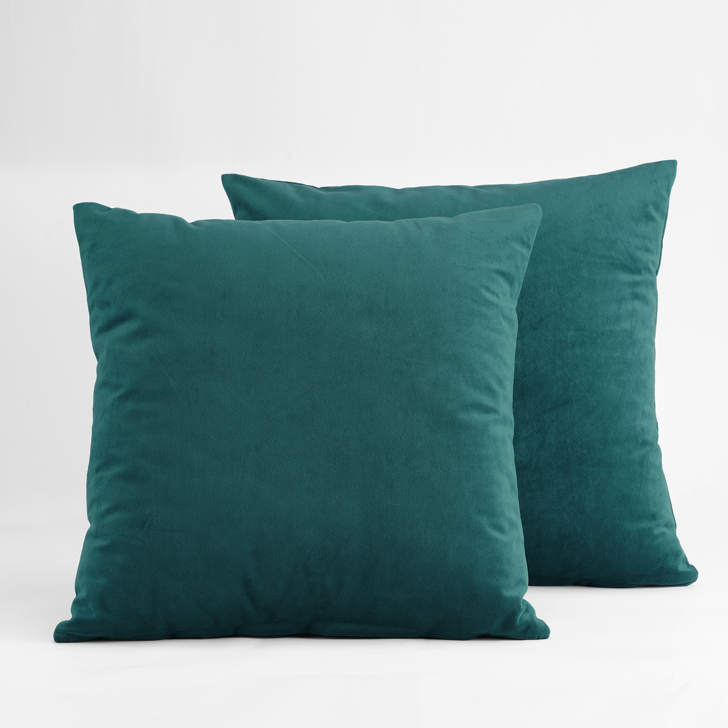 Signature Everglade Teal Velvet Cushion Cover - Pair