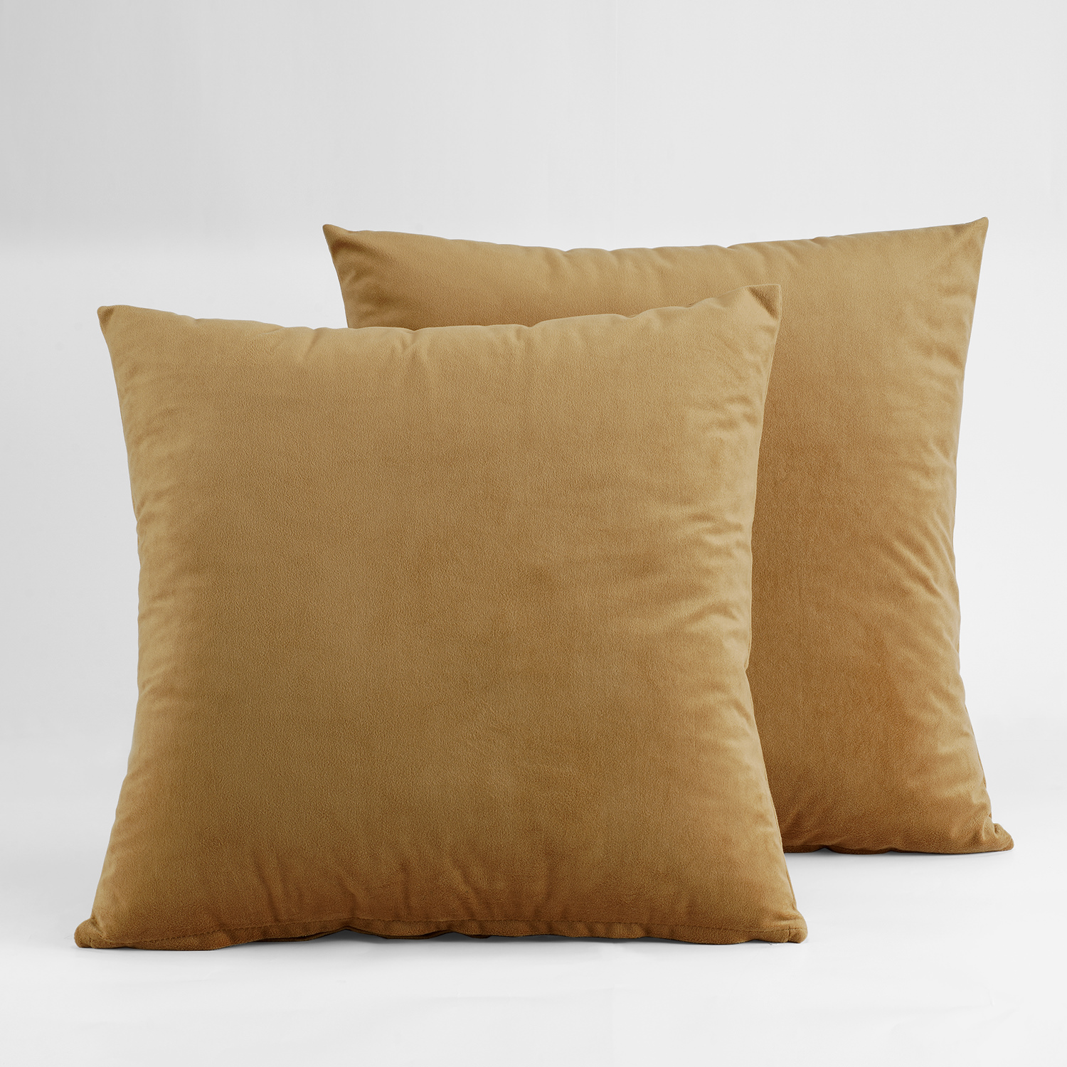 Signature Amber Gold Velvet Cushion Cover - Pair