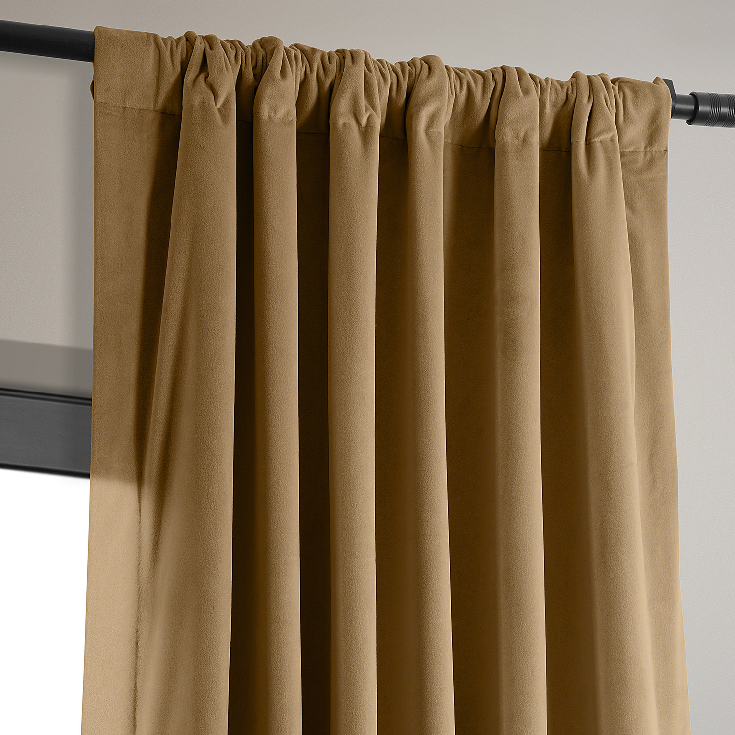 Signature Amber Gold Blackout Velvet Curtain