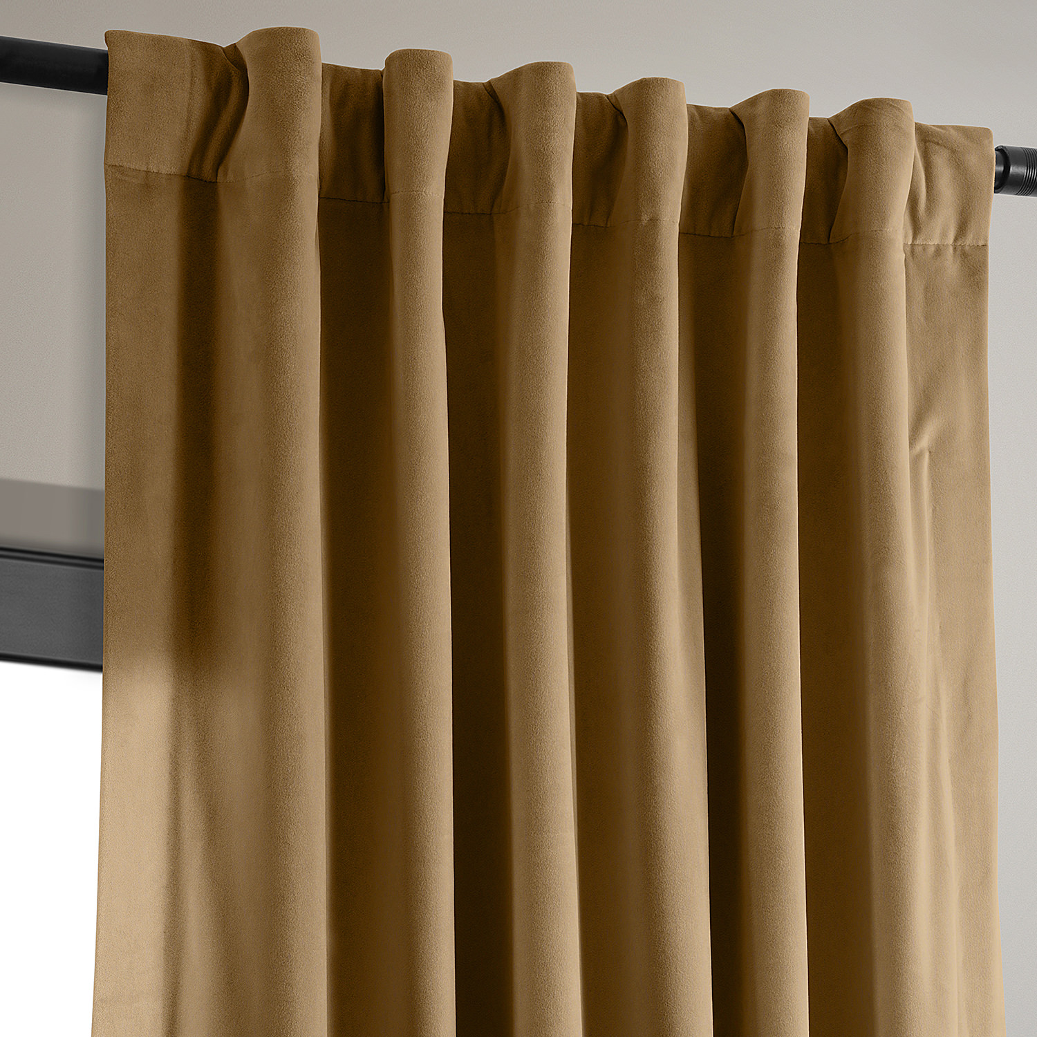 Signature Amber Gold Blackout Velvet Curtain