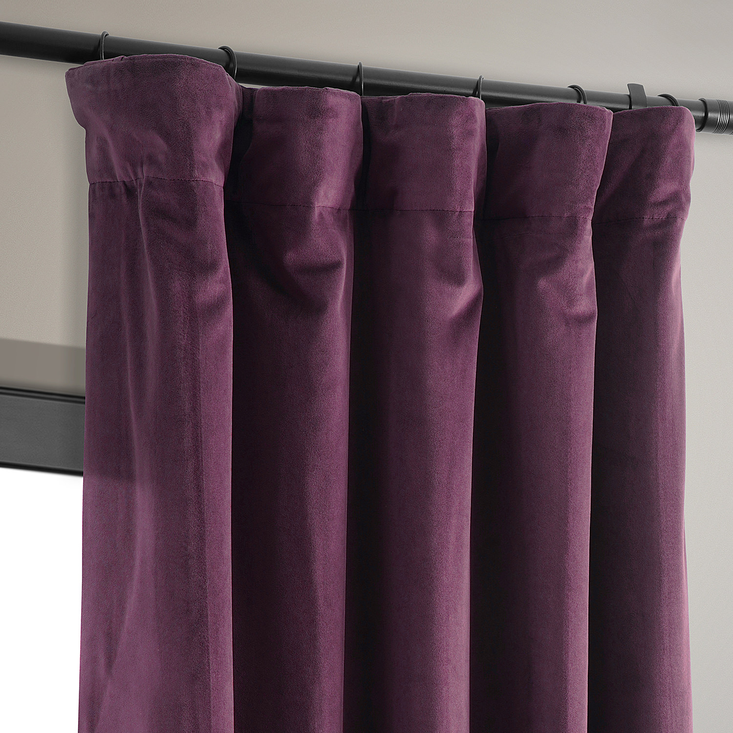 Signature Cabernet Blackout Velvet Curtain