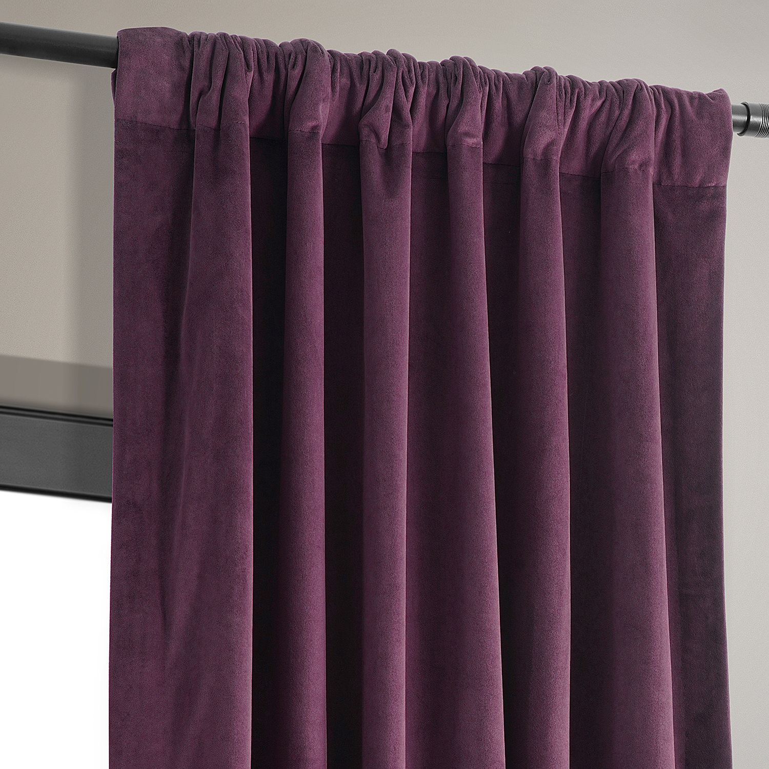 Signature Cabernet Blackout Velvet Curtain