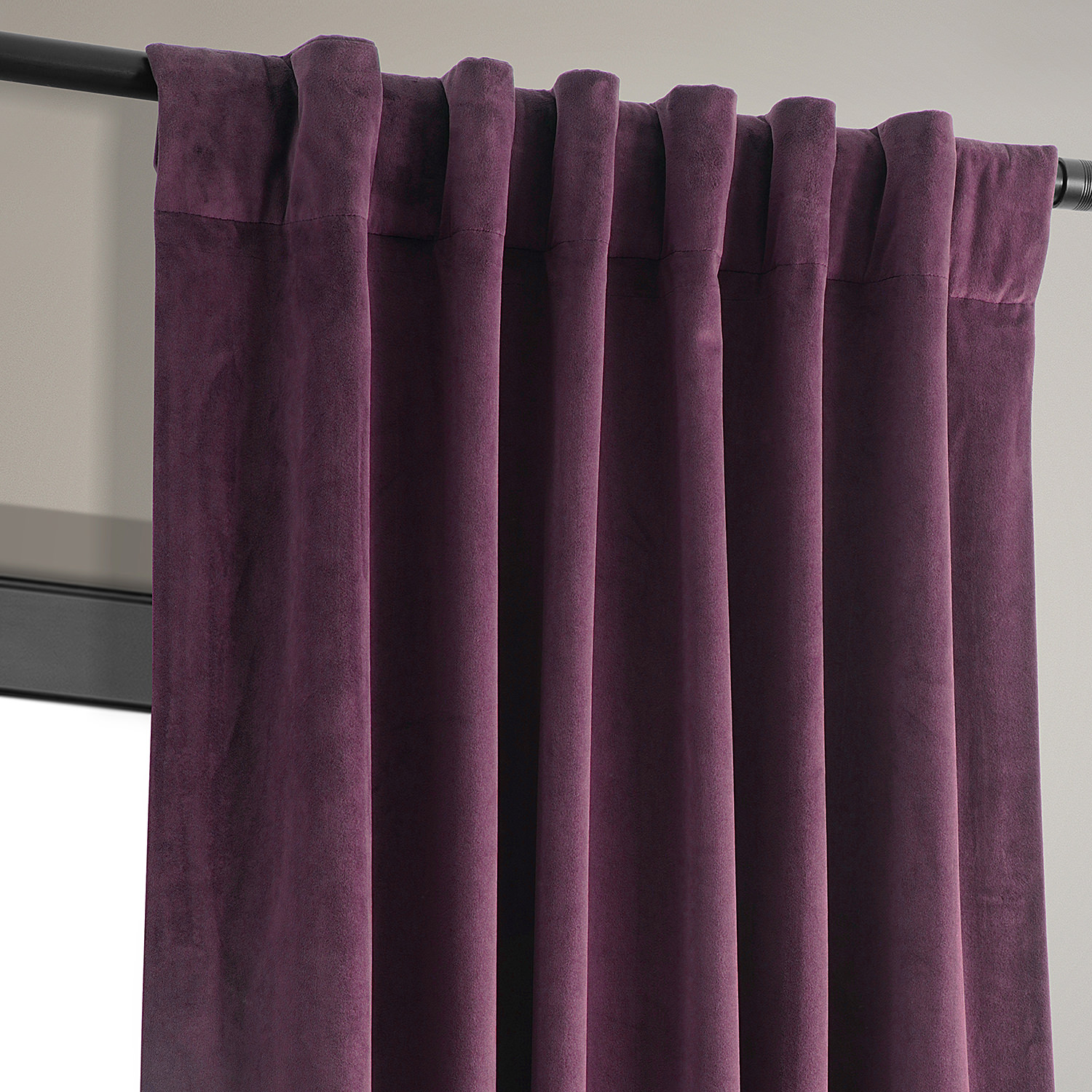 Signature Cabernet Blackout Velvet Curtain