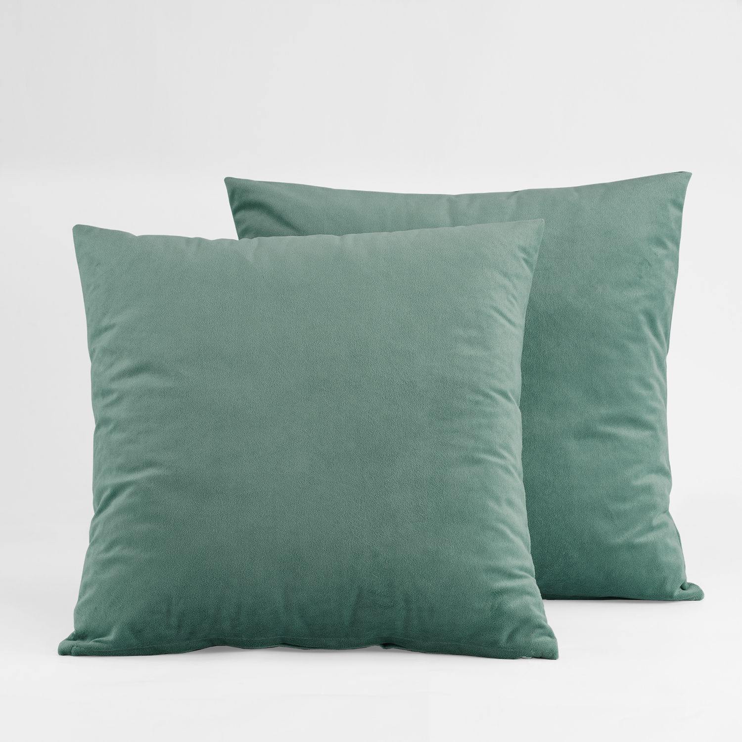 Signature Skylark Blue Velvet Cushion Cover - Pair