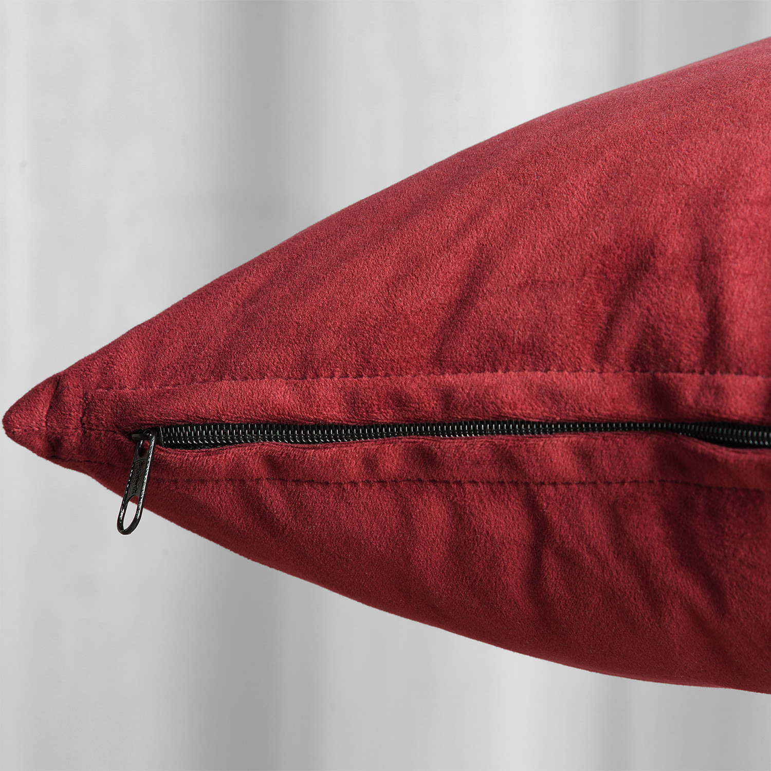 Signature Moroccan Red Velvet Cushion Cover - Pair