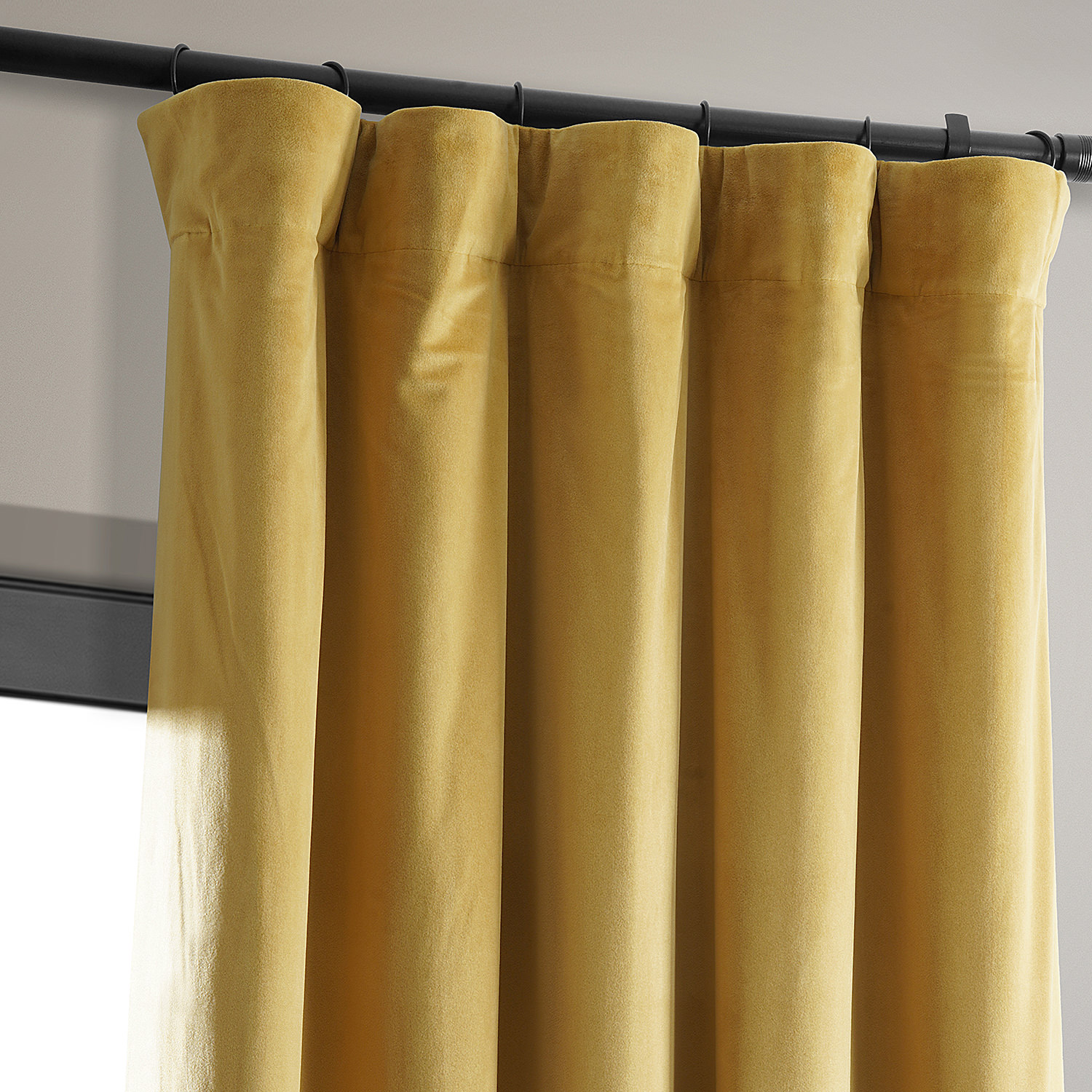 Signature Fool's Gold Blackout Velvet Curtain