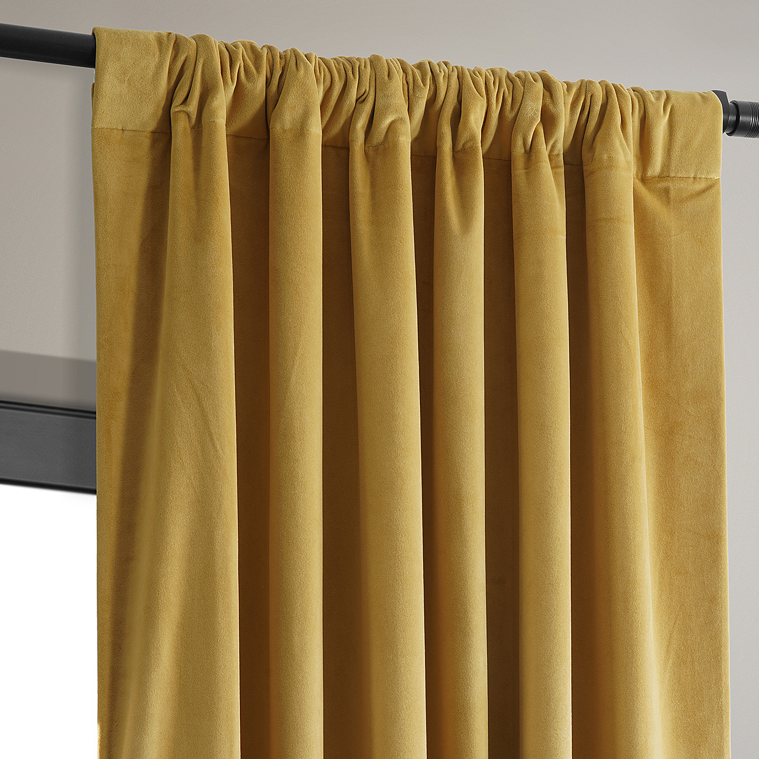 Signature Fool's Gold Blackout Velvet Curtain