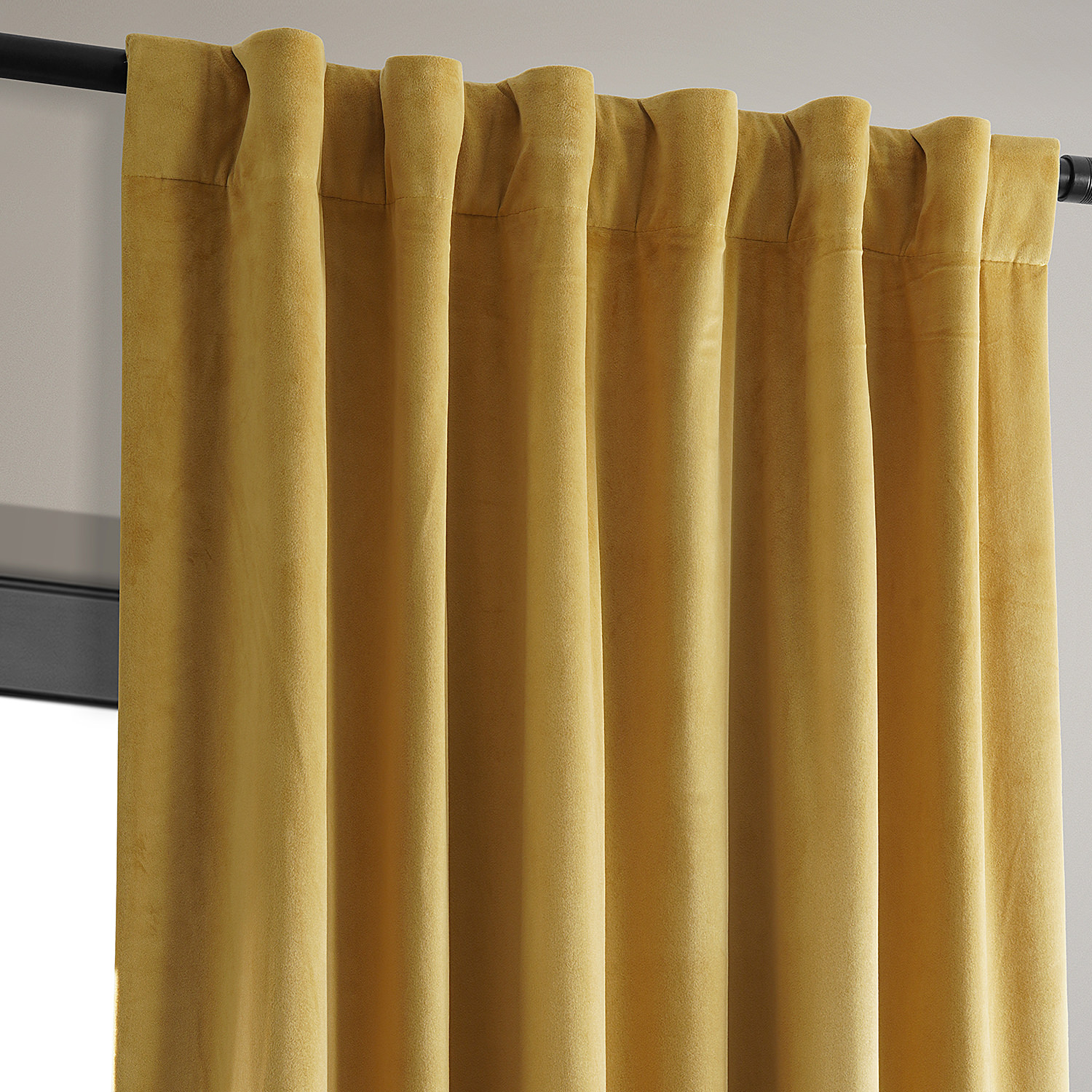 Signature Fool's Gold Blackout Velvet Curtain