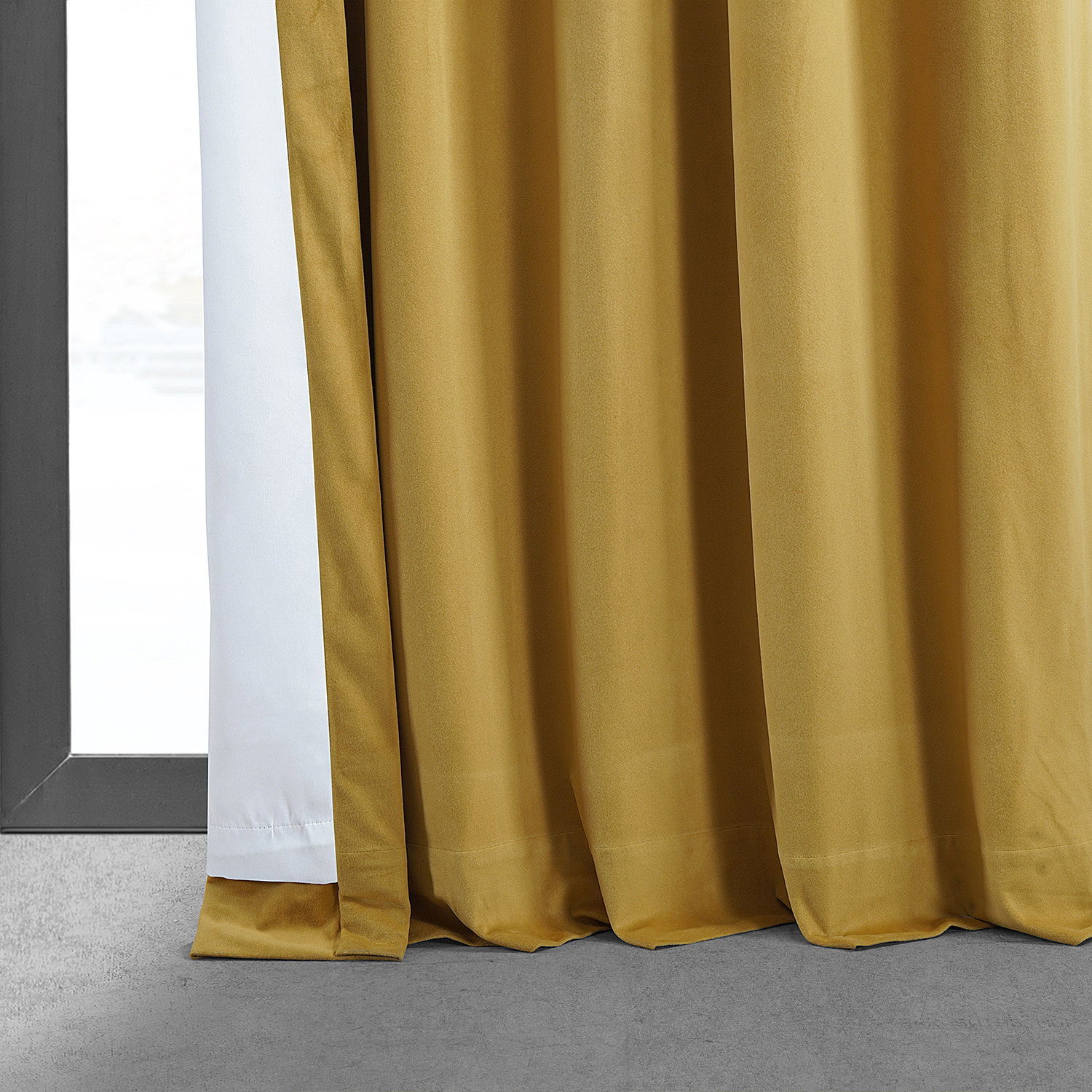 Signature Fool's Gold Blackout Velvet Curtain