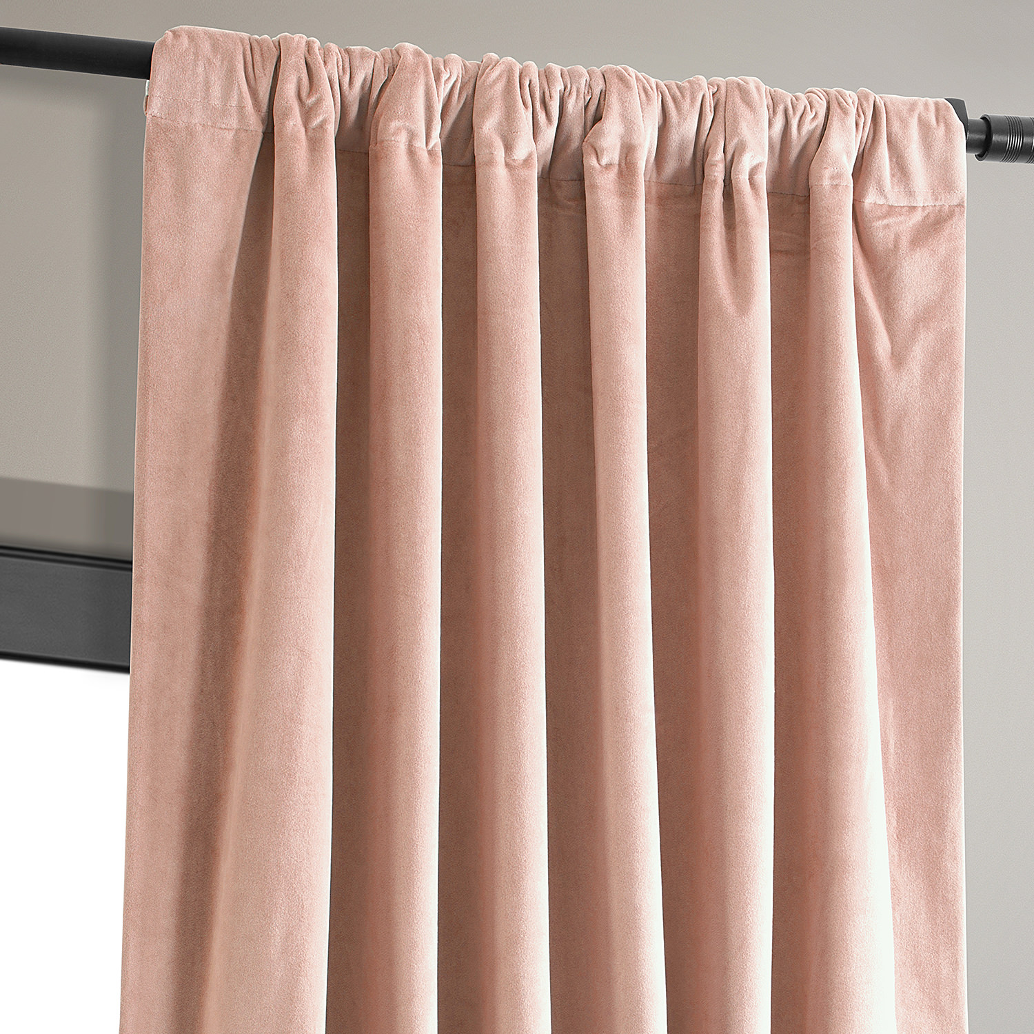 Signature Rosey Dawn Blackout Velvet Curtain