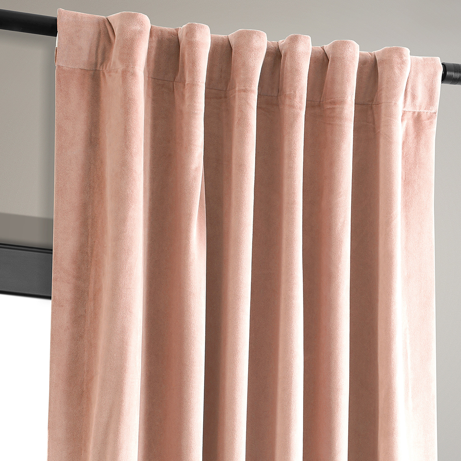 Signature Rosey Dawn Blackout Velvet Curtain