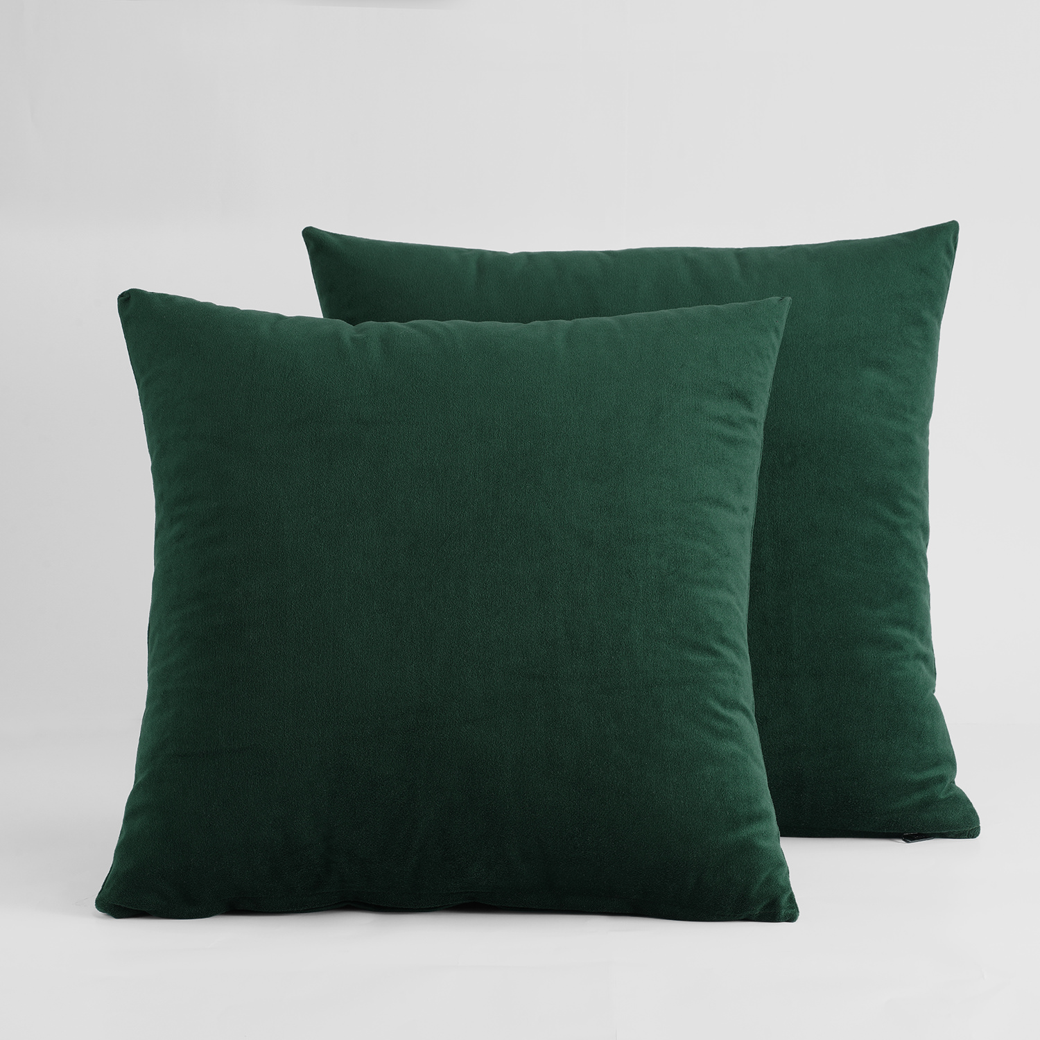 Signature Blackforest Green Velvet Cushion Cover - Pair